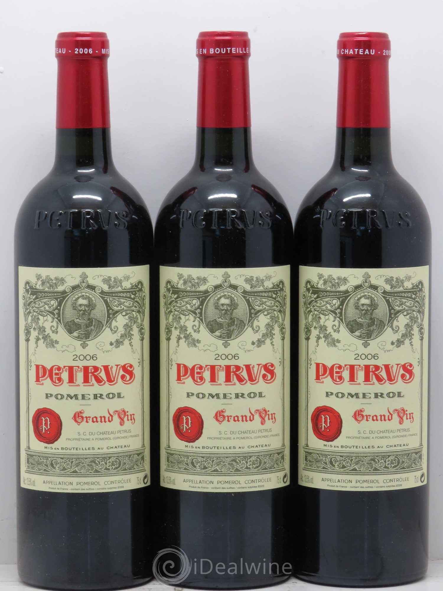 Petrus 2006 - Lot de 3 bouteilles - 0