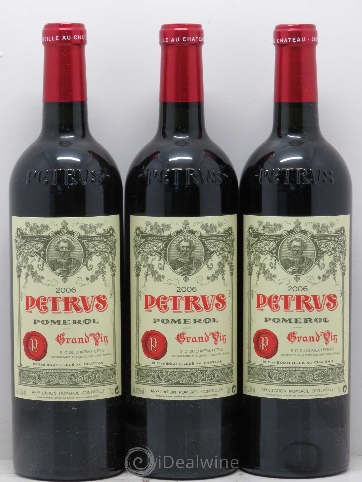 Petrus 2006 - Lot de 3 bouteilles - 0
