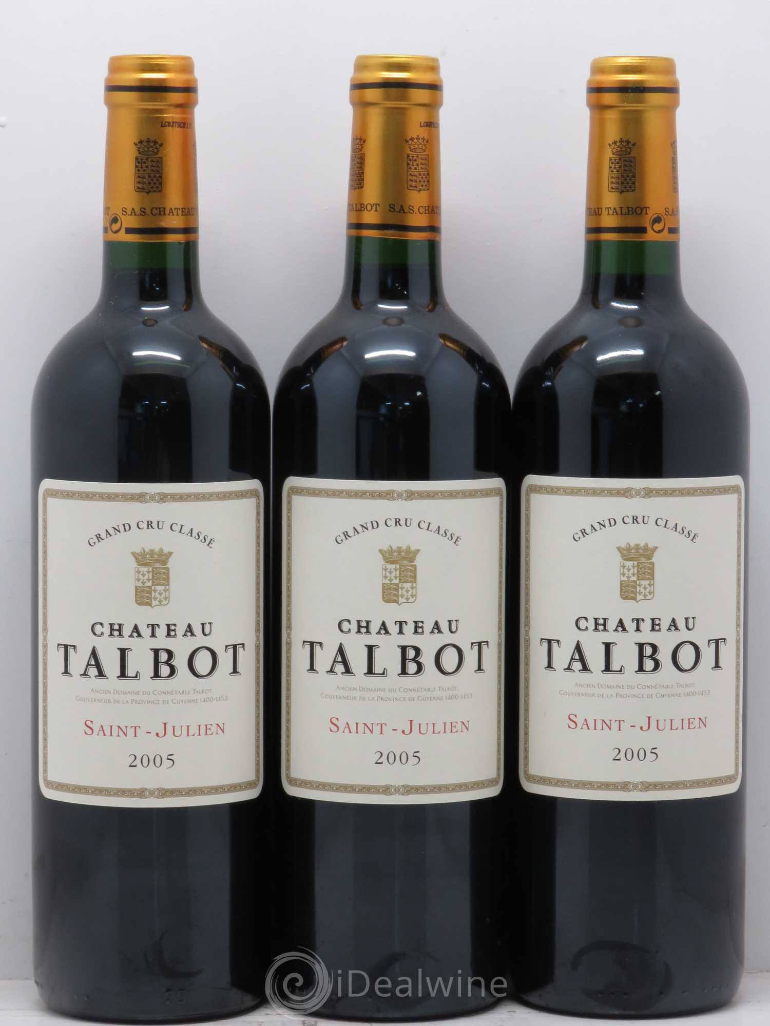 Château Talbot 4ème Grand Cru Classé 2005 - Lot de 12 bouteilles - 3