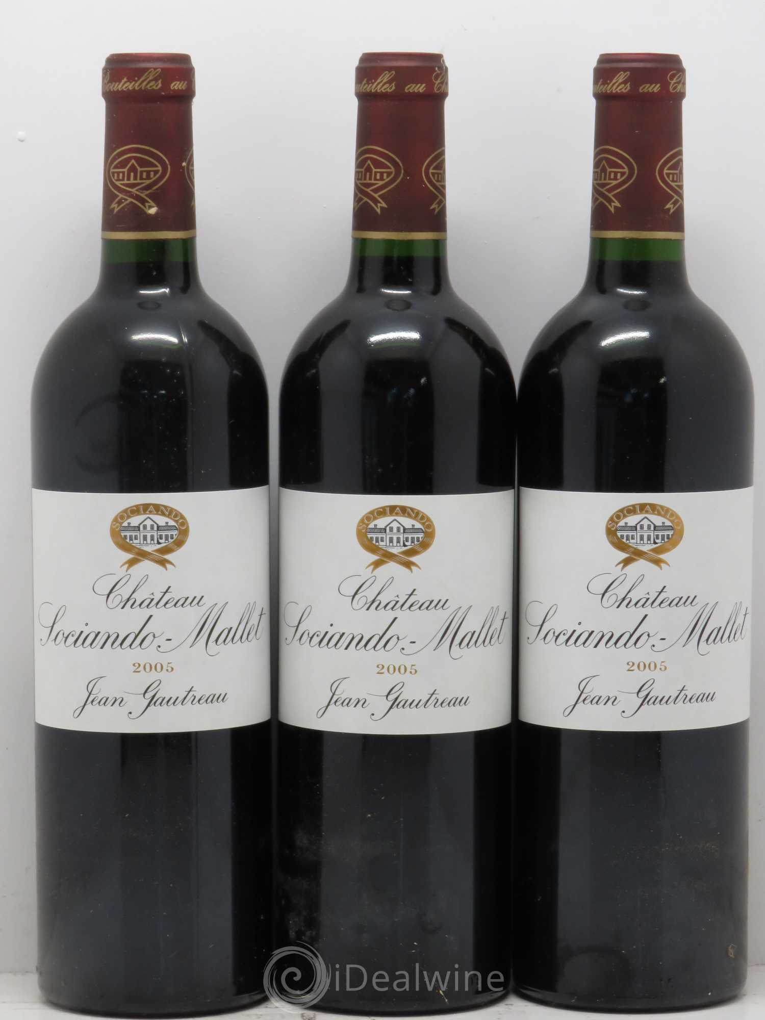 Château Sociando Mallet 2005 - Lot de 12 bouteilles - 1