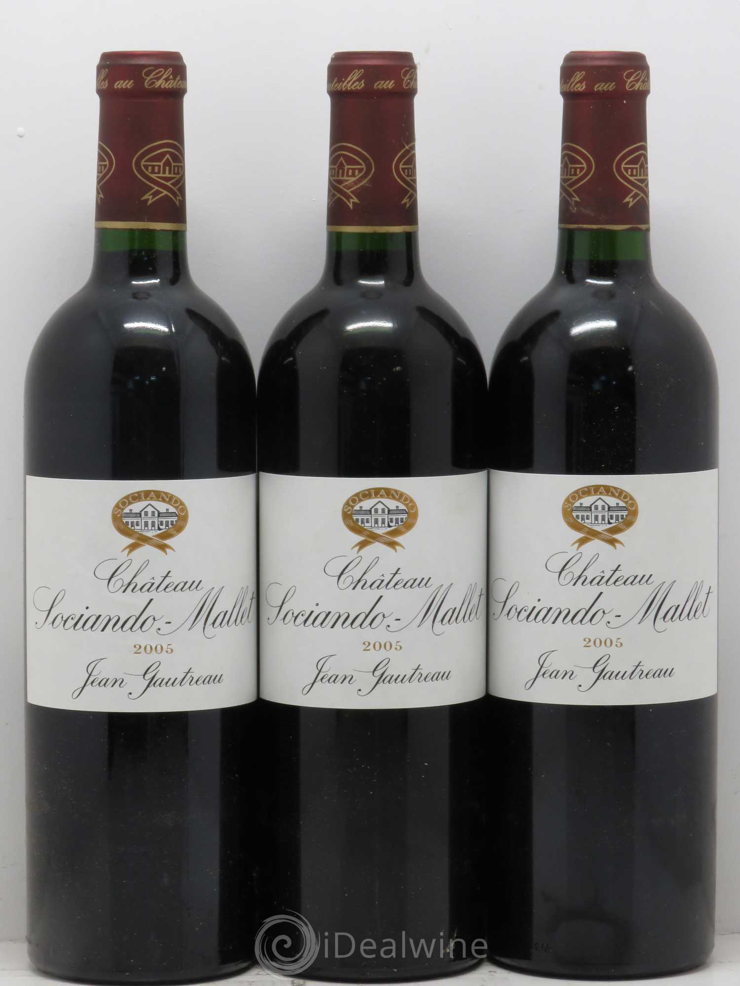 Château Sociando Mallet 2005 - Lot de 12 bouteilles - 2