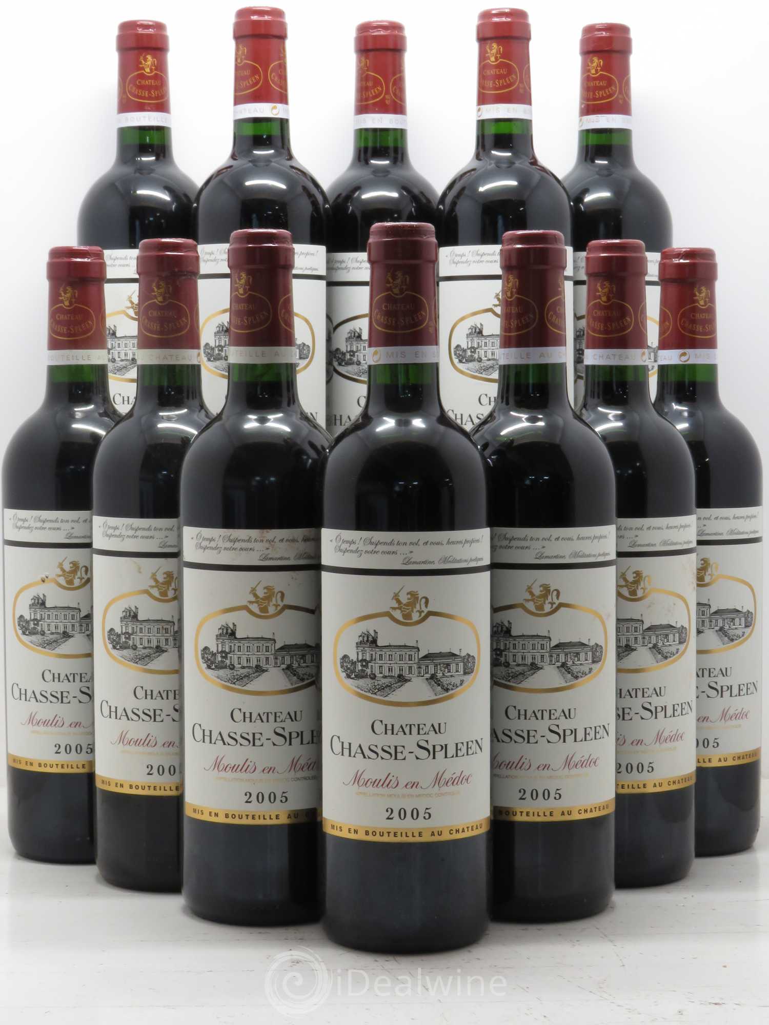 Château Chasse Spleen 2005 - Lot de 12 bouteilles - 0