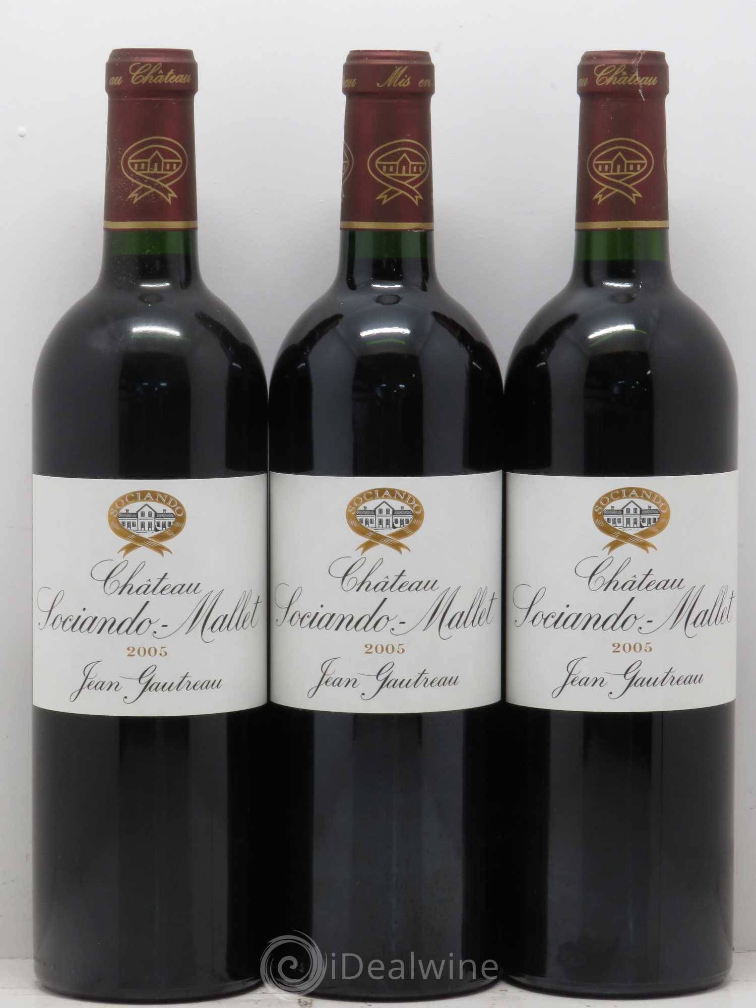 Château Sociando Mallet 2005 - Lot de 12 bouteilles - 1