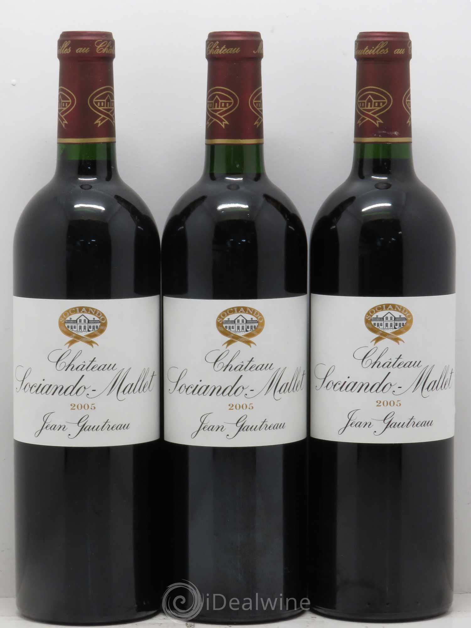 Château Sociando Mallet 2005 - Lot de 12 bouteilles - 2