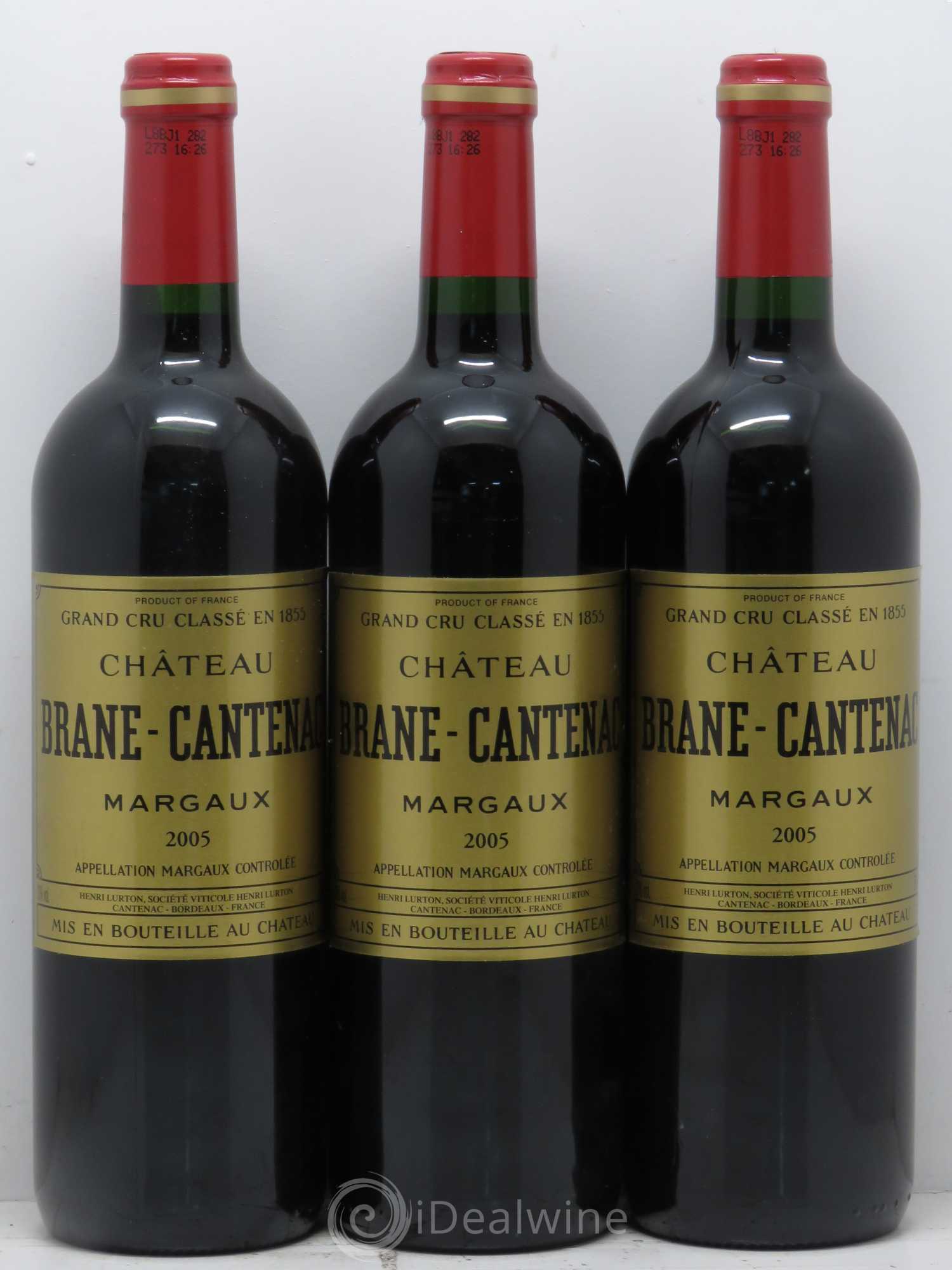 Château Brane Cantenac 2ème Grand Cru Classé 2005 - Lot de 12 bouteilles - 2