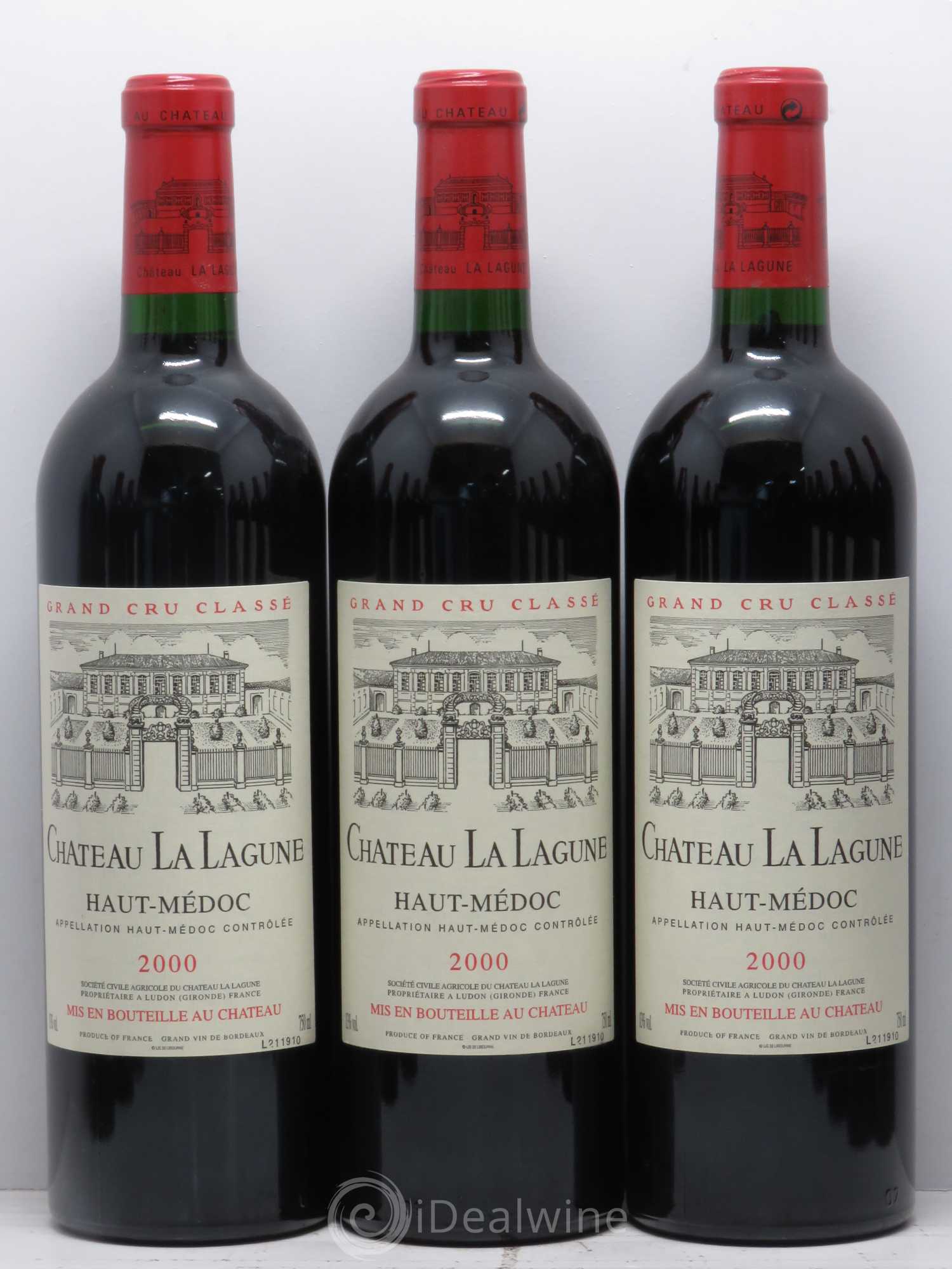 Château la Lagune 3ème Grand Cru Classé 2000 - Lot de 12 bouteilles - 1