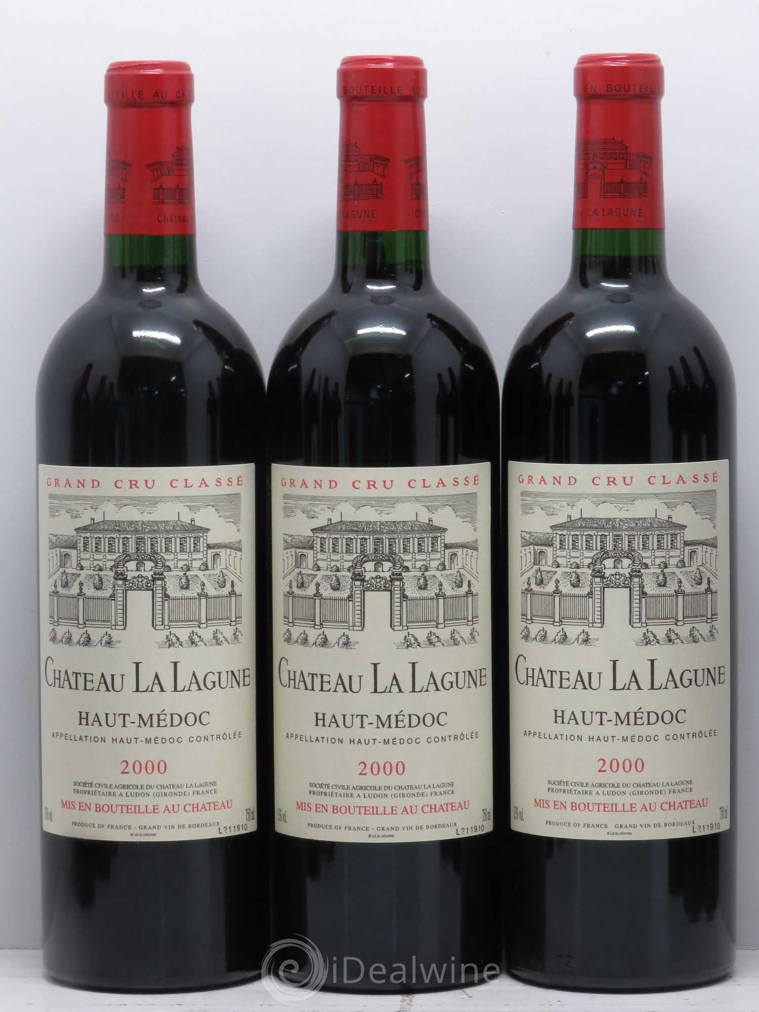 Château la Lagune 3ème Grand Cru Classé 2000 - Lot de 12 bouteilles - 2