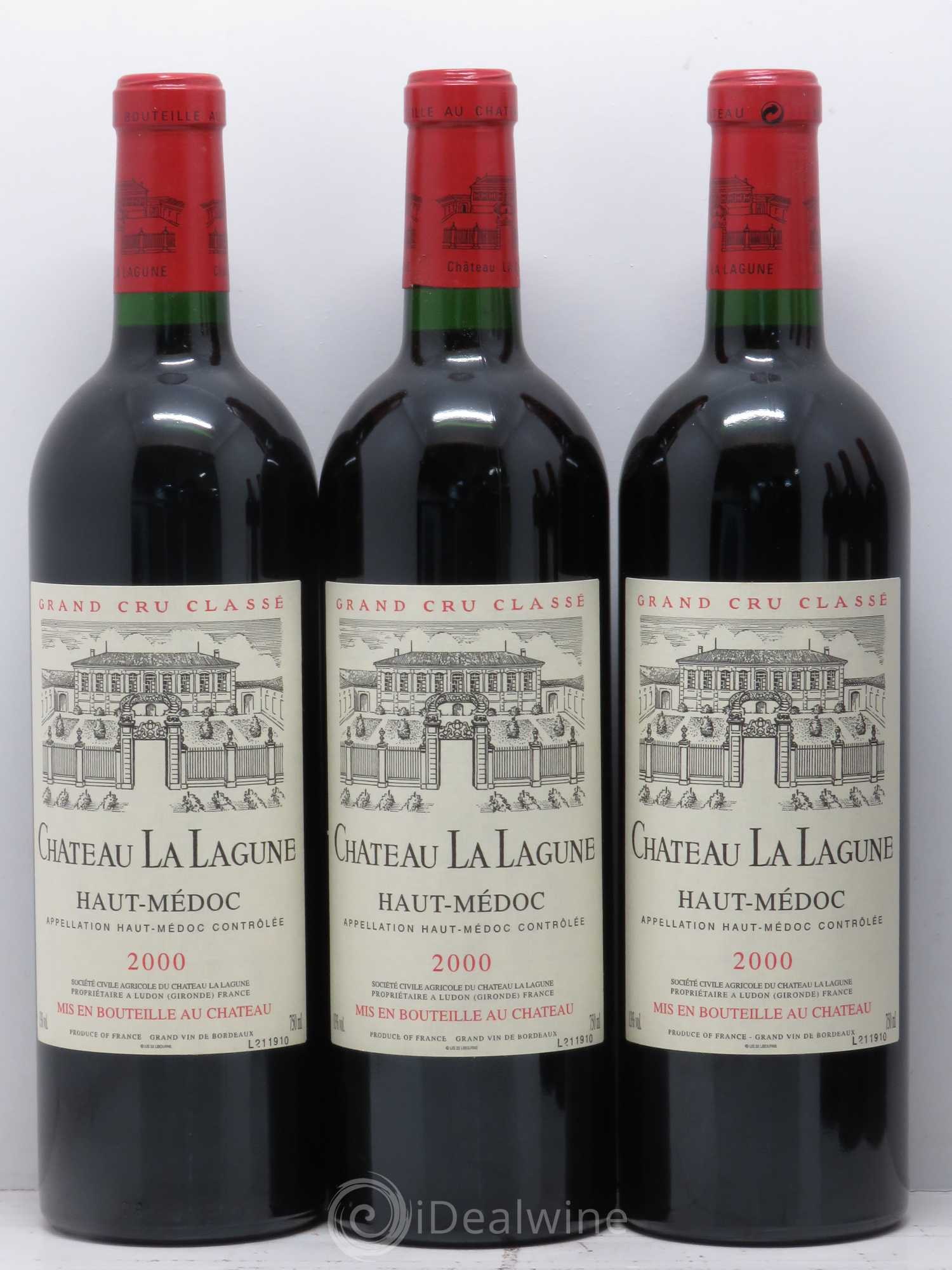 Château la Lagune 3ème Grand Cru Classé 2000 - Lot de 12 bouteilles - 3