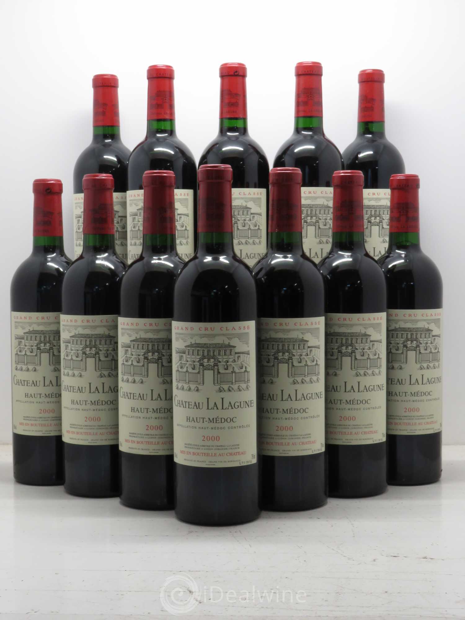 Château la Lagune 3ème Grand Cru Classé 2000 - Lot de 12 bouteilles - 0