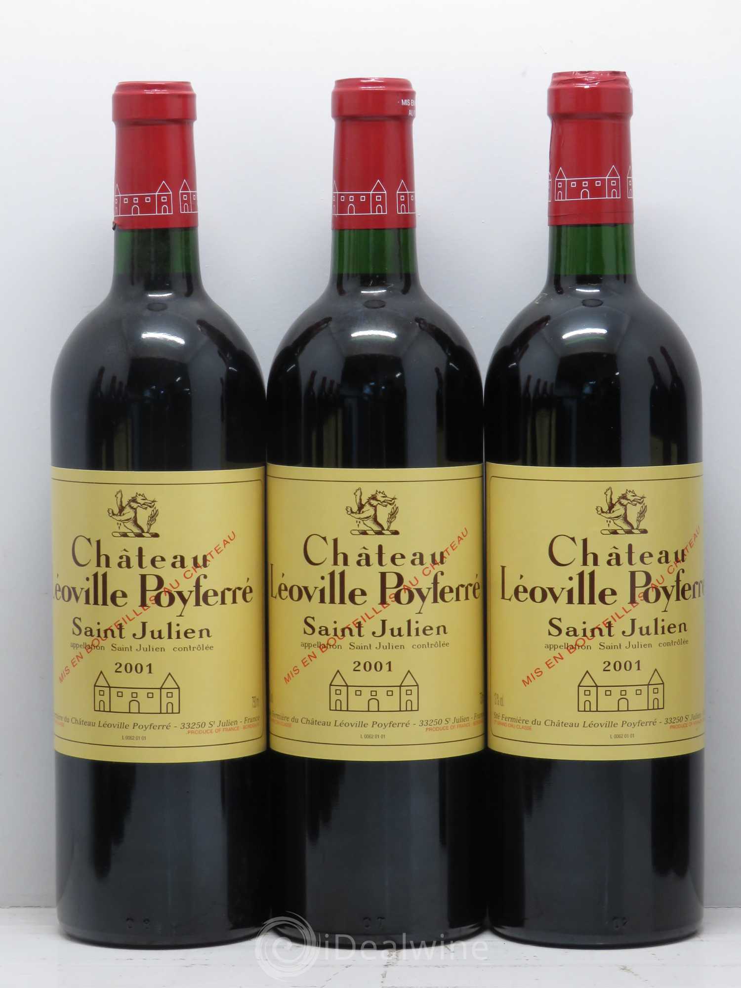 Château Léoville Poyferré 2ème Grand Cru Classé 2001 - Lot de 12 bouteilles - 2