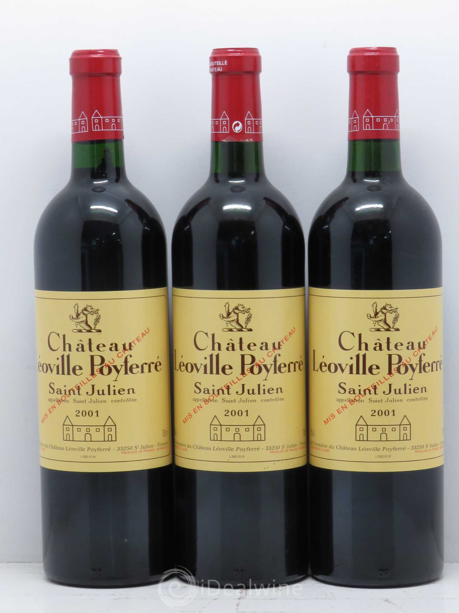 Château Léoville Poyferré 2ème Grand Cru Classé 2001 - Lot de 12 bouteilles - 4