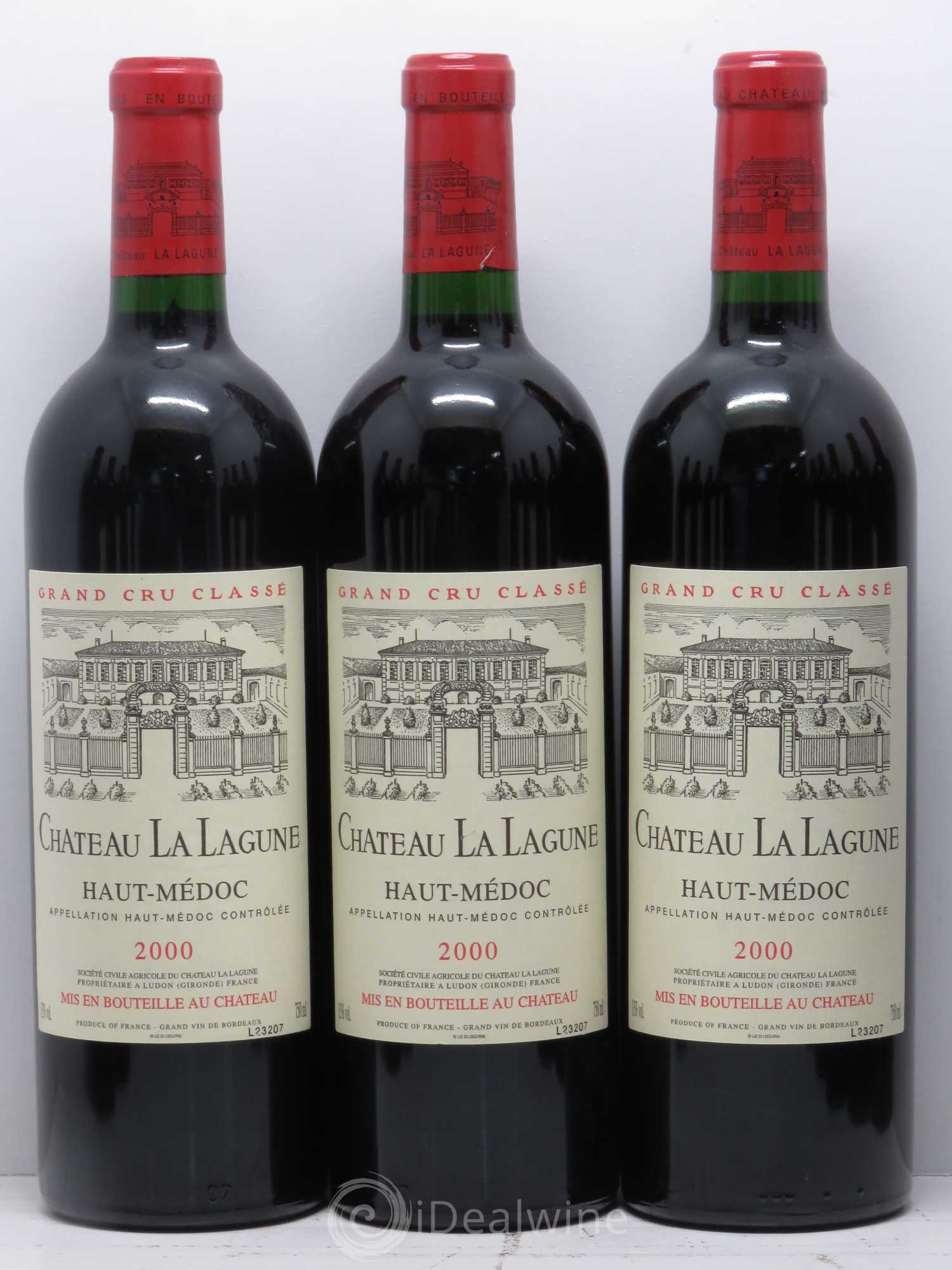 Château la Lagune 3ème Grand Cru Classé 2000 - Lot de 12 bouteilles - 1
