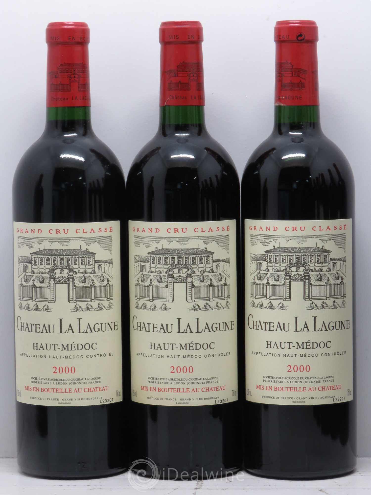 Château la Lagune 3ème Grand Cru Classé 2000 - Lot de 12 bouteilles - 2