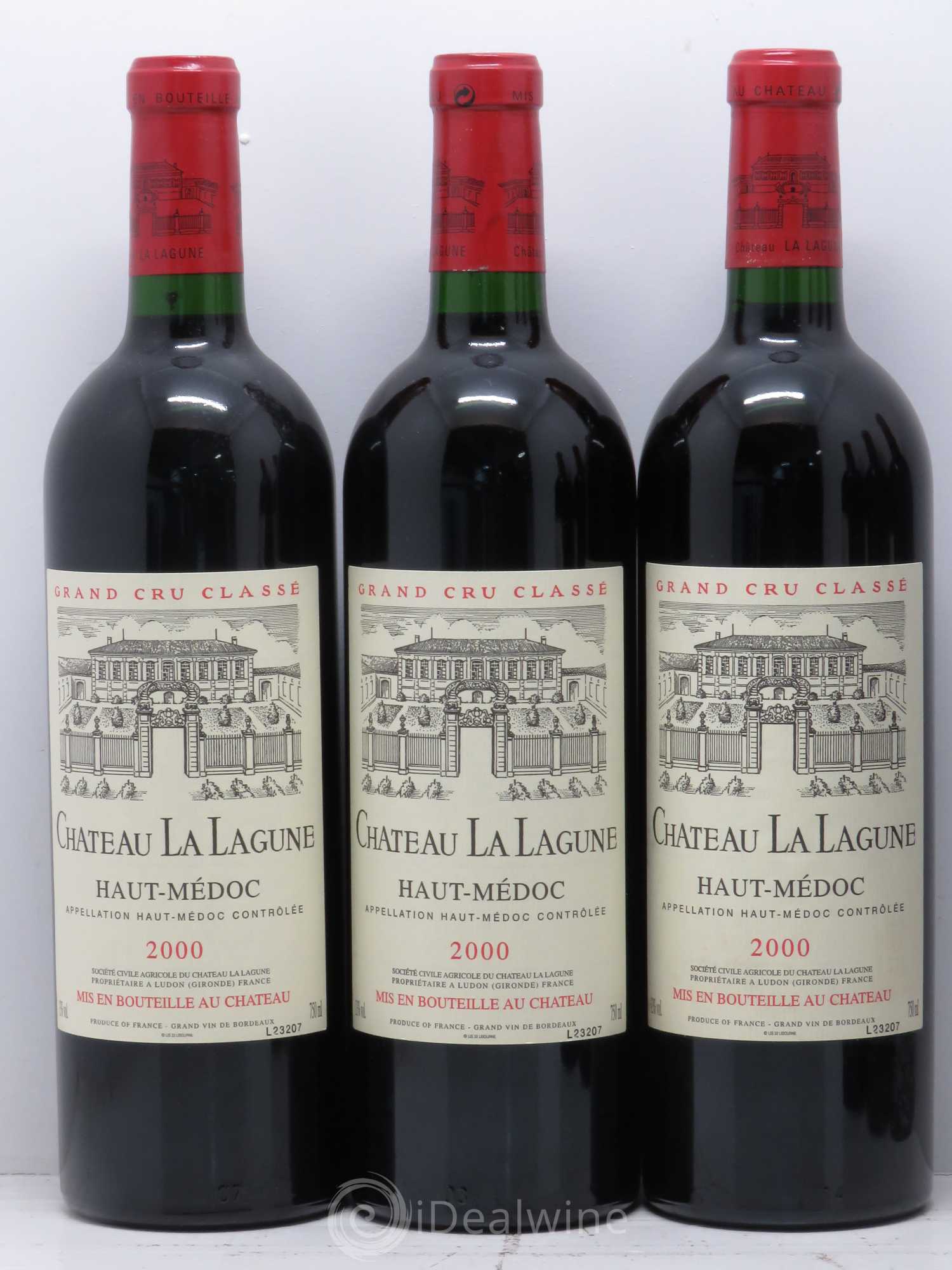 Château la Lagune 3ème Grand Cru Classé 2000 - Lot de 12 bouteilles - 3