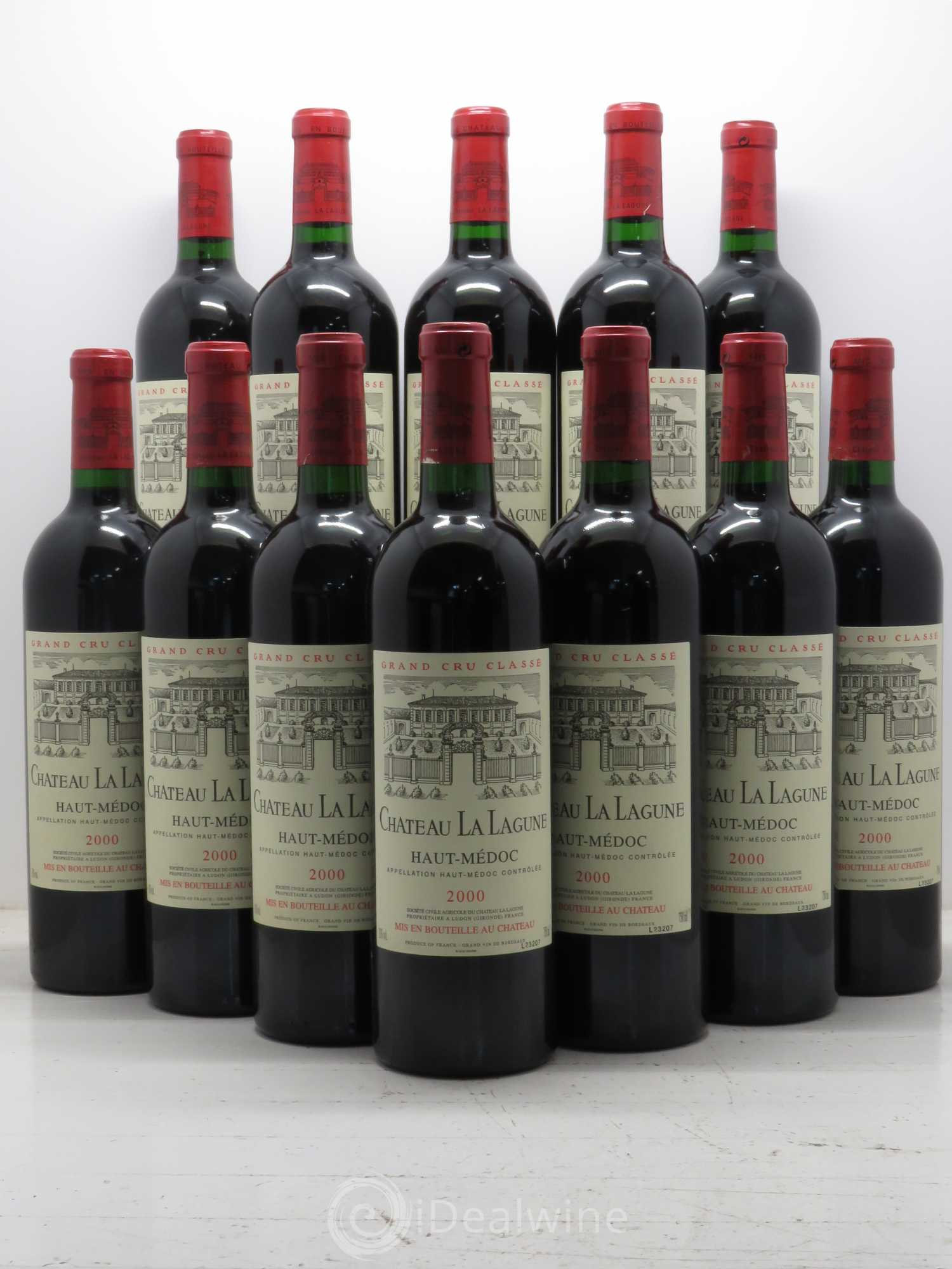Château la Lagune 3ème Grand Cru Classé 2000 - Lot de 12 bouteilles - 0