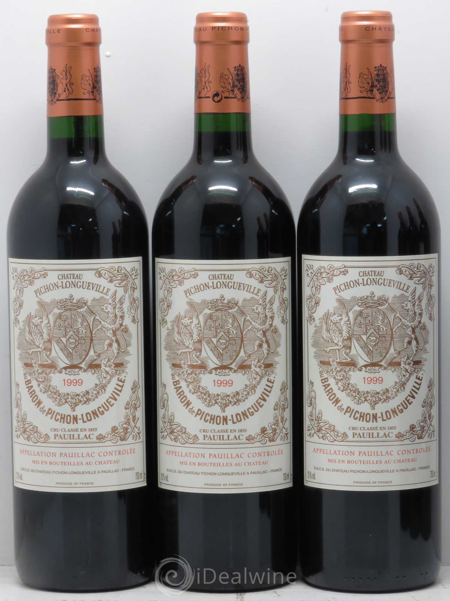 Pichon Longueville Baron 2ème Grand Cru Classé 1999 - Lot de 12 bouteilles - 3