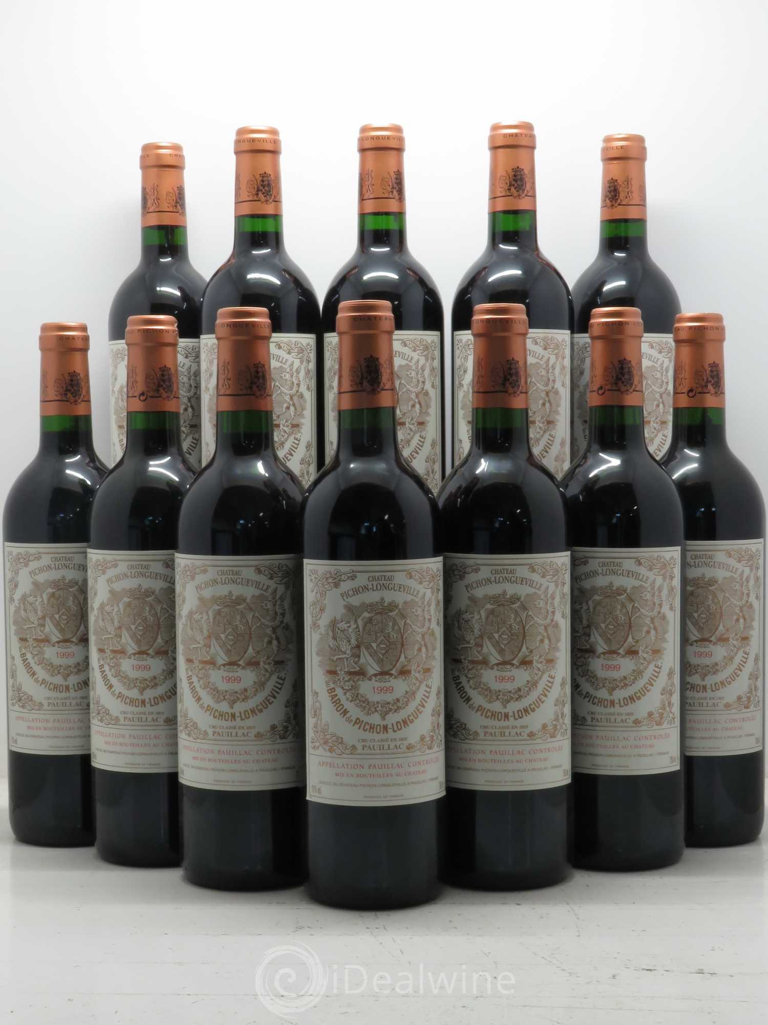 Pichon Longueville Baron 2ème Grand Cru Classé 1999 - Lot de 12 bouteilles - 0
