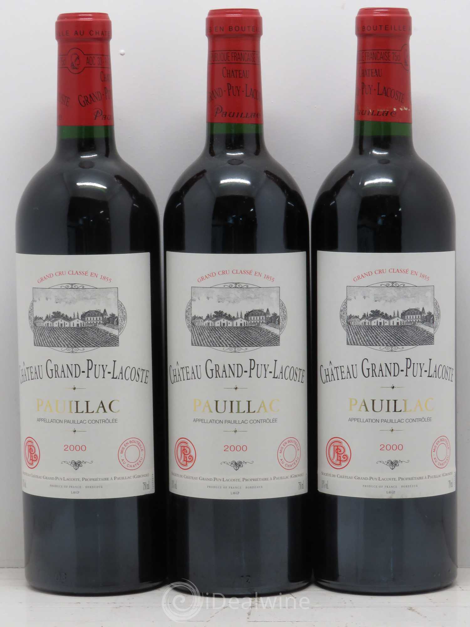 Château Grand Puy Lacoste 5ème Grand Cru Classé 2000 - Lot de 12 bouteilles - 4