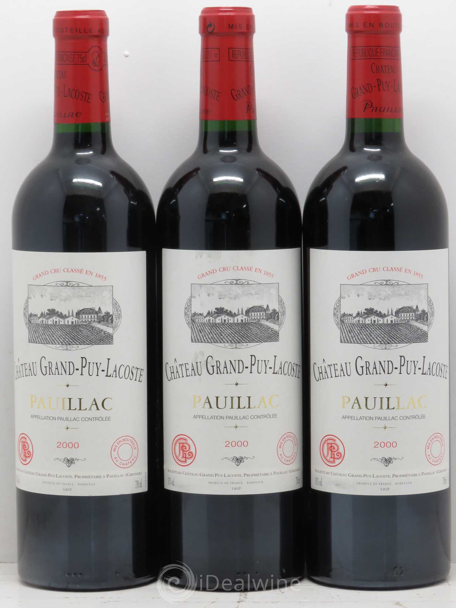 Château Grand Puy Lacoste 5ème Grand Cru Classé 2000 - Lot de 12 bouteilles - 4