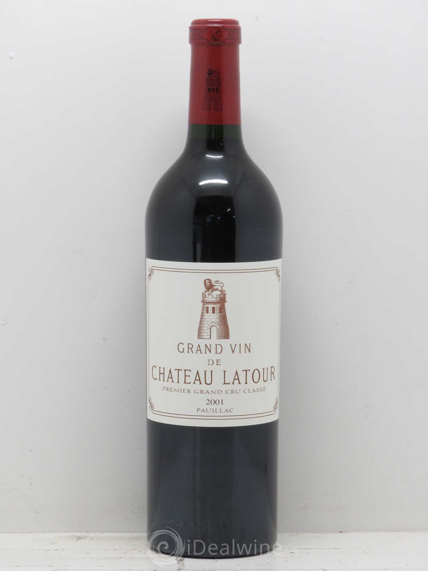 Château Latour 1er Grand Cru Classé 2001 - Lot de 1 bouteille - 0