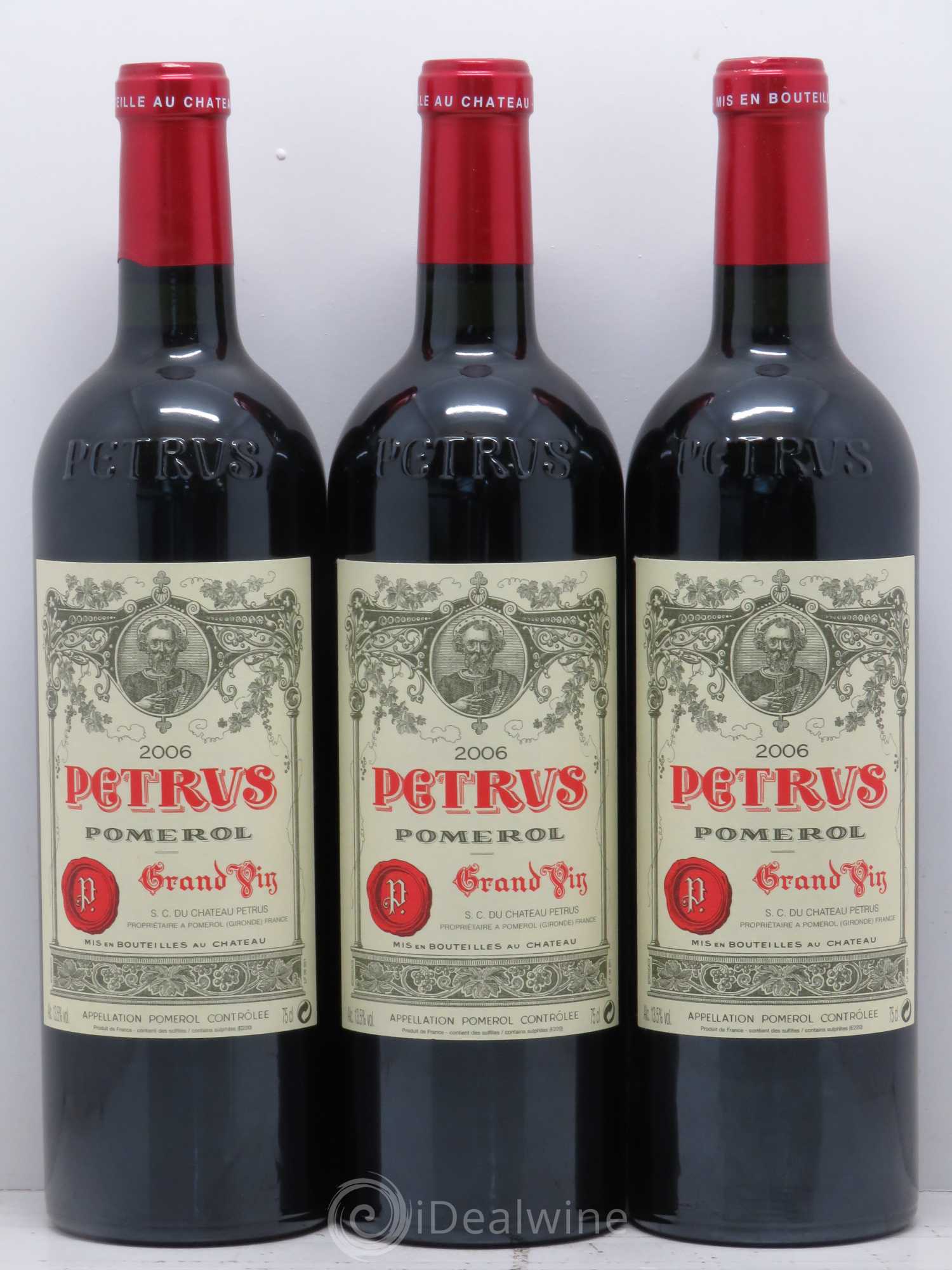Petrus 2006 - Lot de 3 bouteilles - 0
