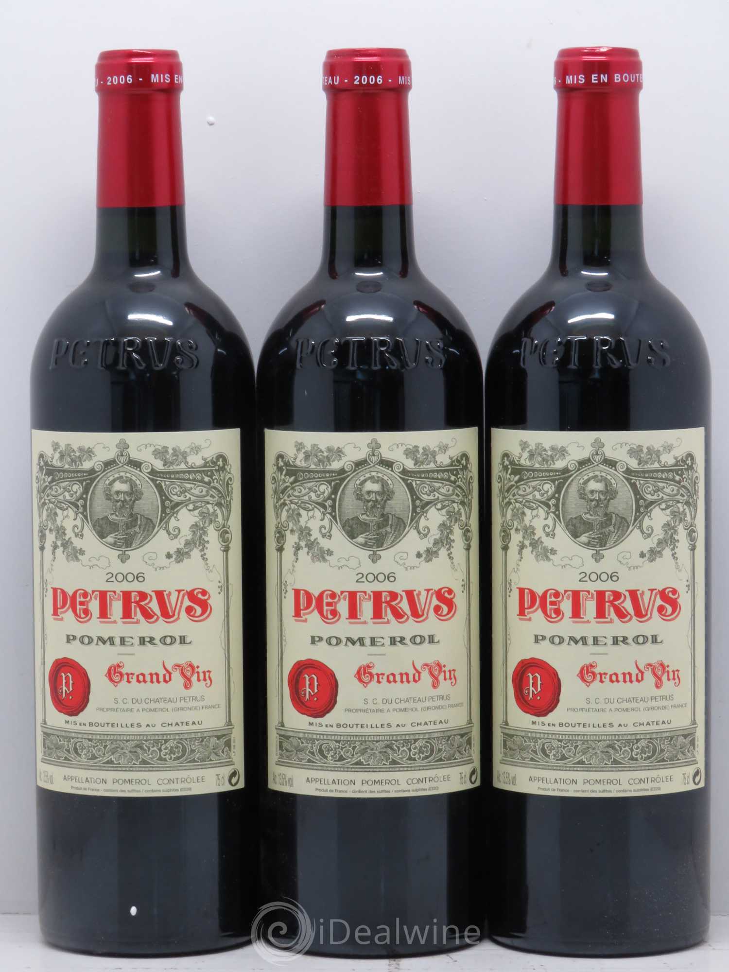 Petrus 2006 - Lot de 3 bouteilles - 0