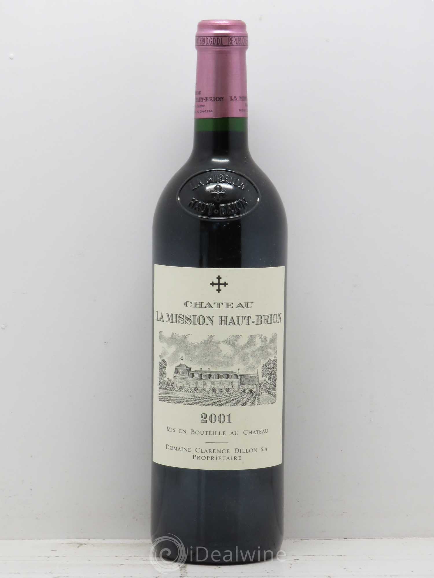 Château la Mission Haut-Brion Cru Classé de Graves 2001 - Lot de 1 bouteille - 0