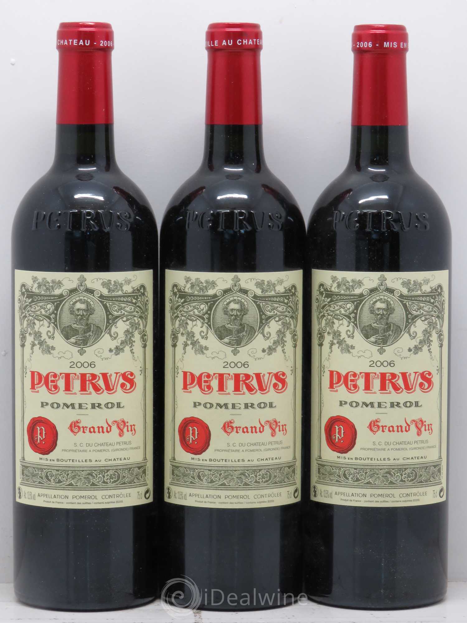 Petrus 2006 - Lot de 3 bouteilles - 0