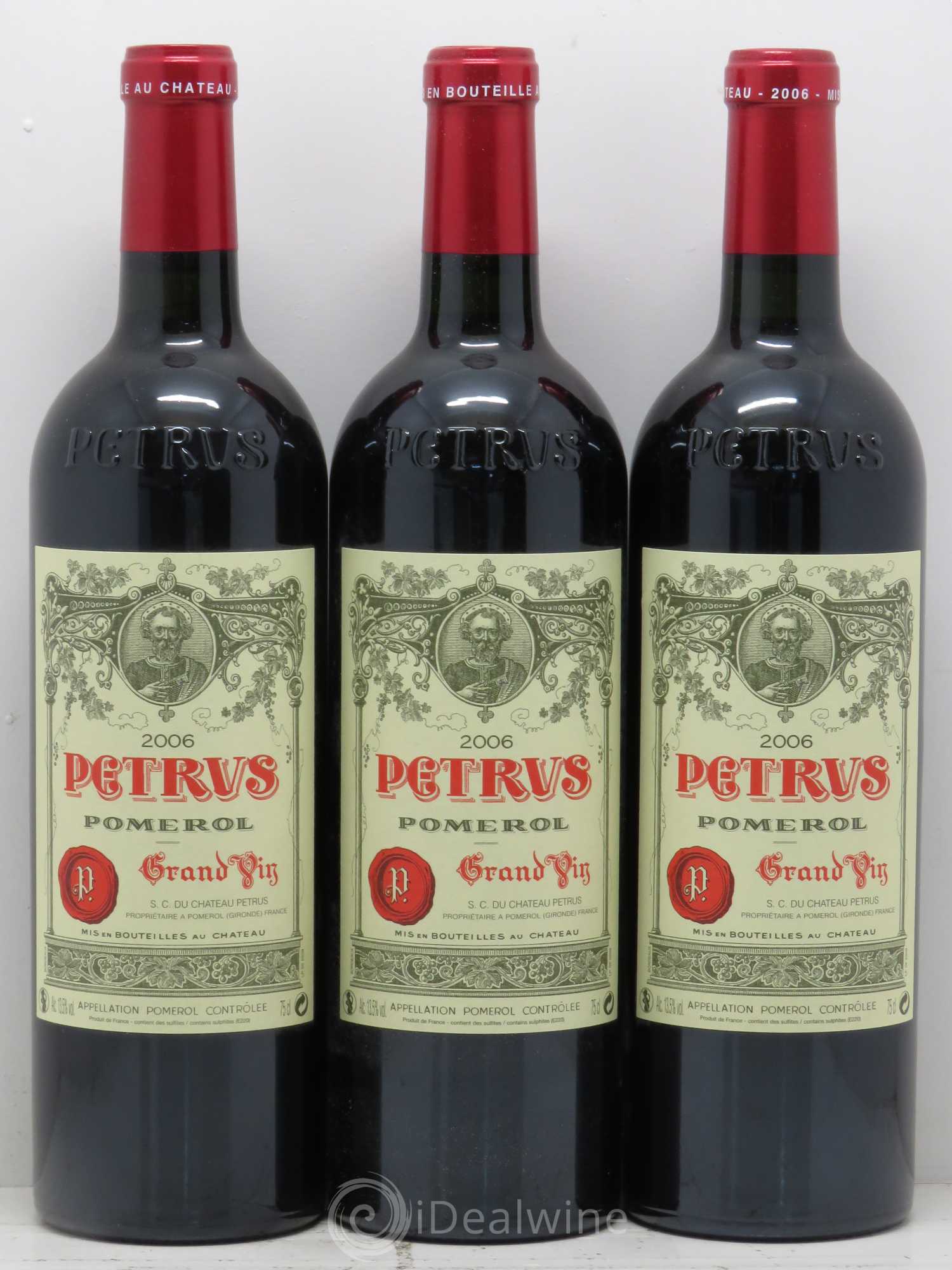 Petrus 2006 - Lot de 3 bouteilles - 0
