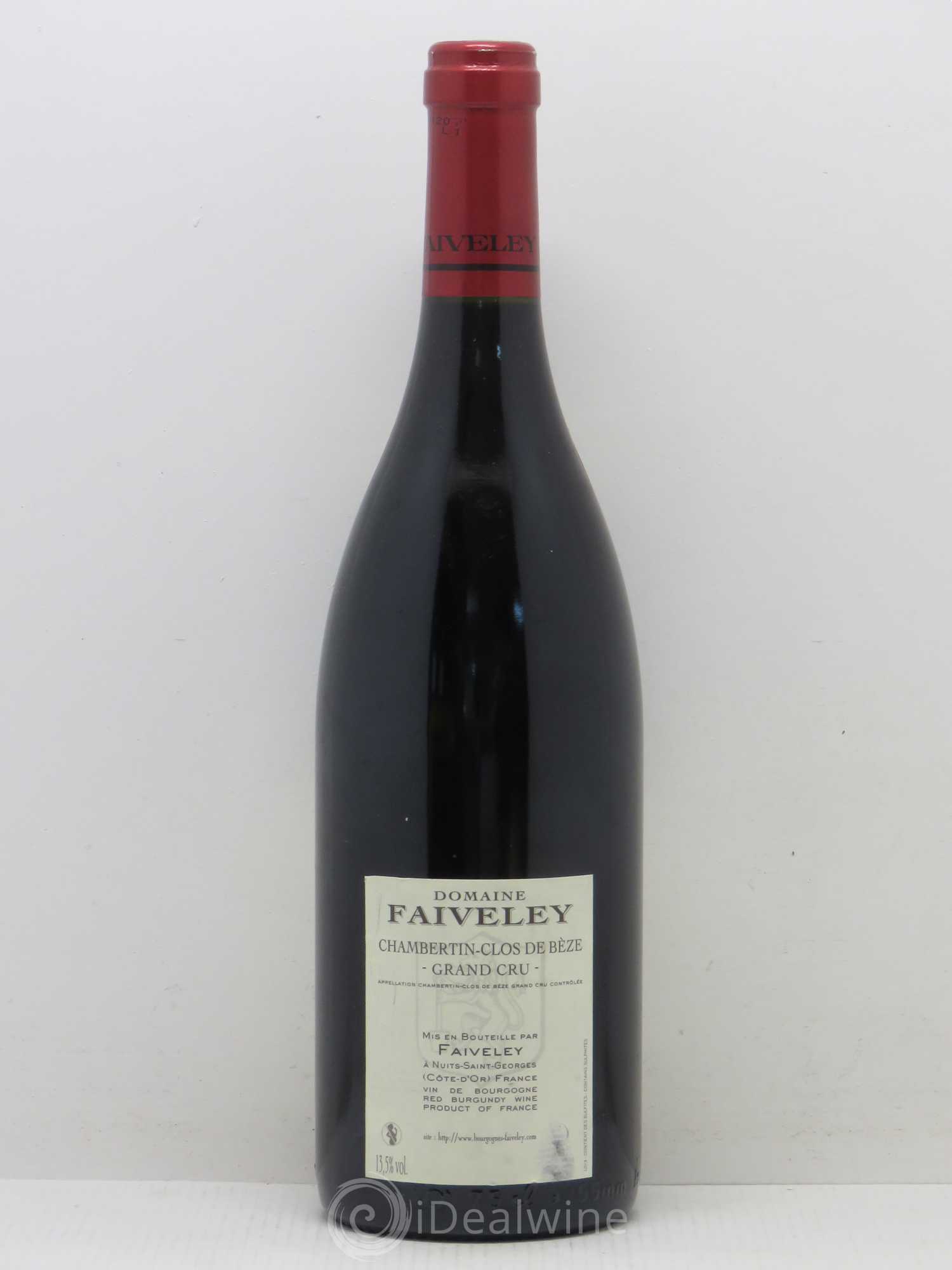 Chambertin Clos de Bèze Grand Cru Faiveley 2000 - Lot de 1 bouteille - 1