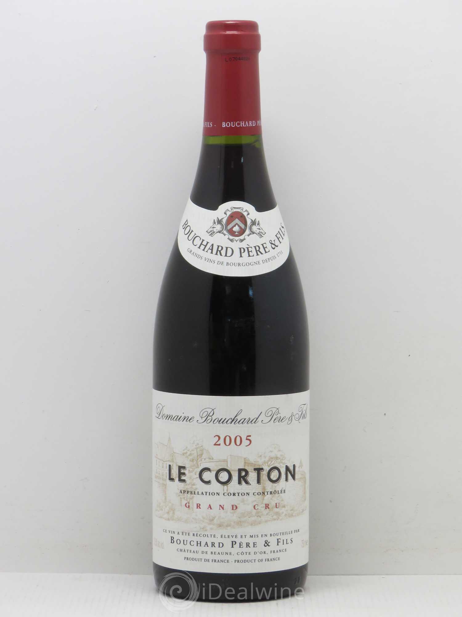 Corton Grand Cru Le Corton Bouchard Père & Fils 2005 - Lot de 1 bouteille - 0