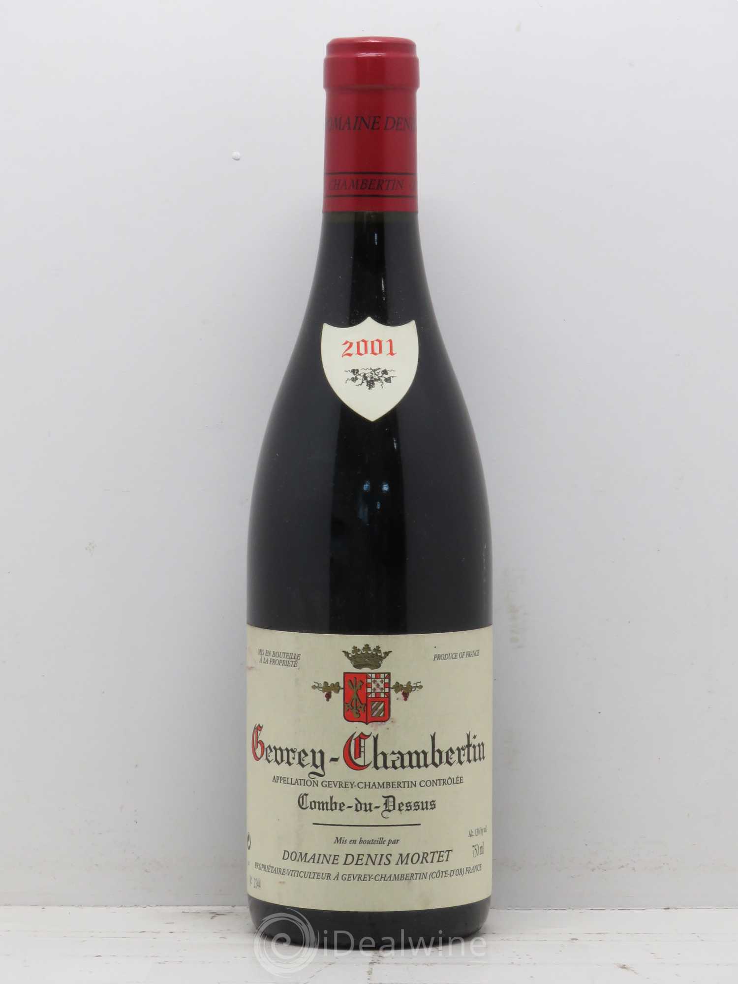 Gevrey-Chambertin Denis Mortet (Domaine) Combe Du Dessus 2001 - Lot de 1 bouteille - 0
