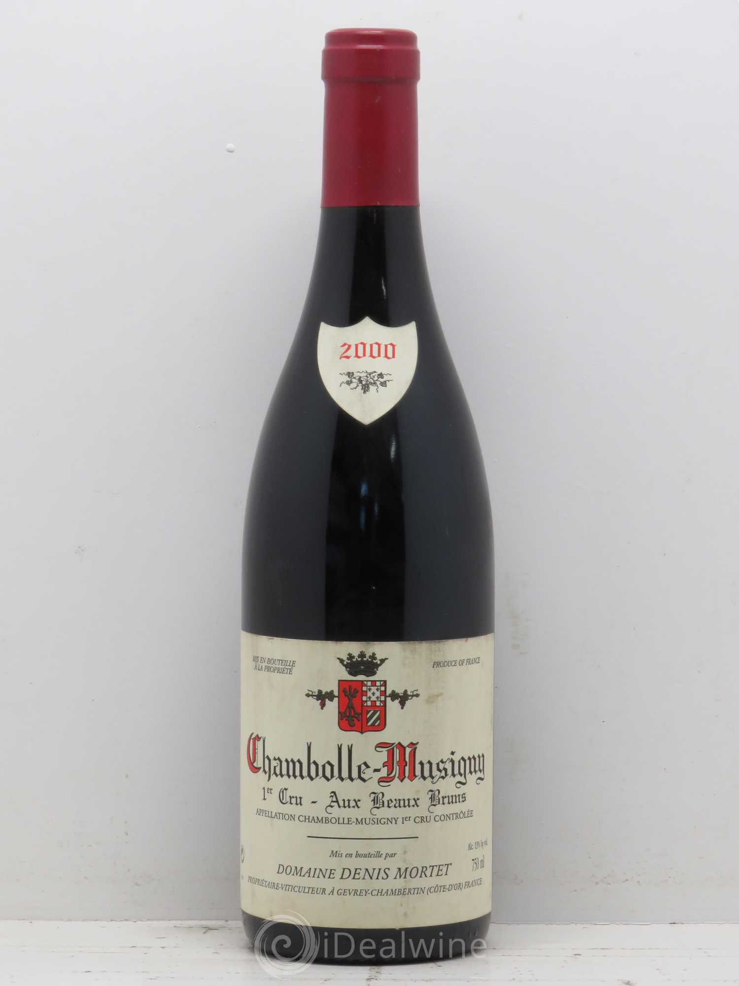 Chambolle-Musigny 1er Cru Aux Beaux Bruns Denis Mortet (Domaine) 2000 - Lot de 1 bouteille - 0