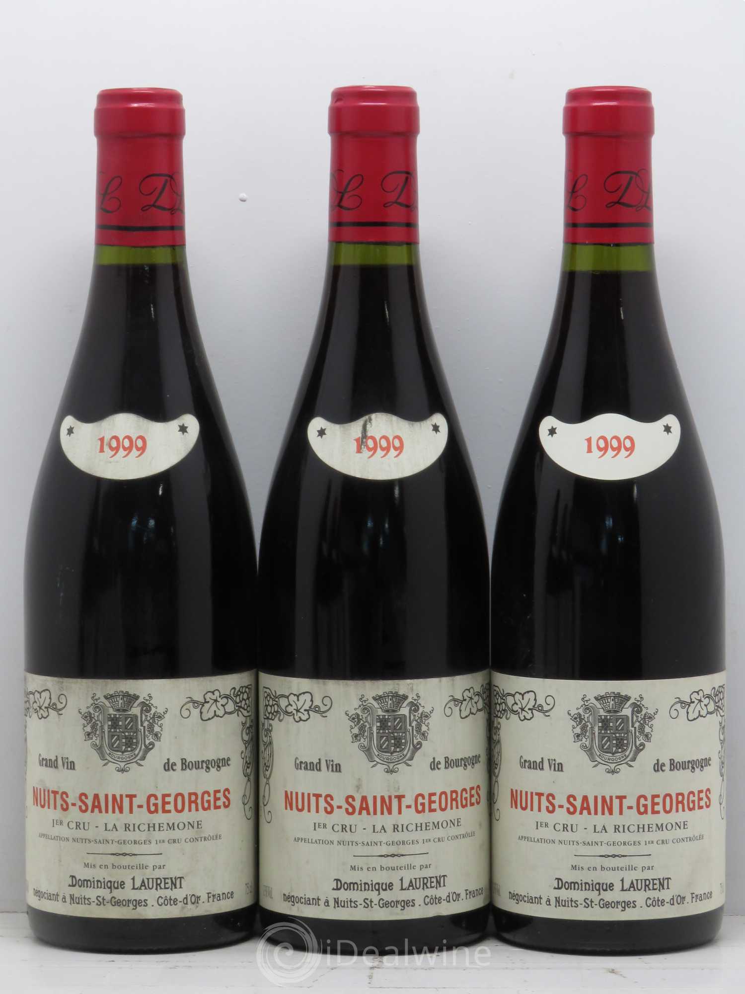 Nuits-Saint-Georges 1er Cru La Richemone Dominique Laurent 1999 - Lot de 6 bouteilles - 2
