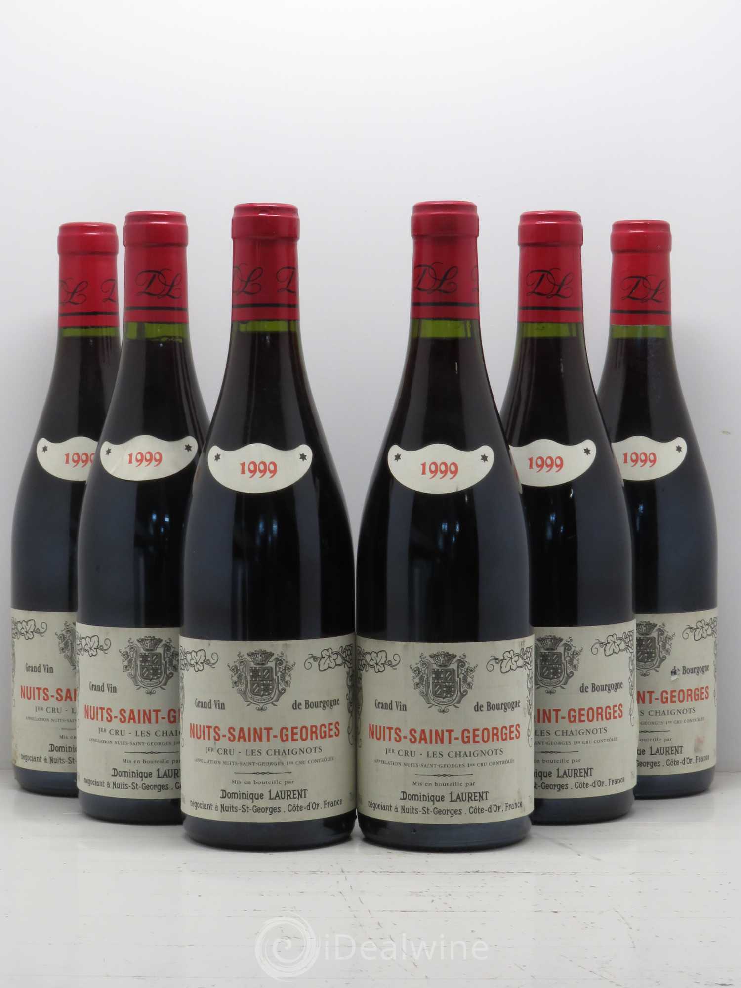 Nuits-Saint-Georges 1er Cru Les Chaignots Dominique Laurent 1999 - Posten von 6 Flaschen - 0