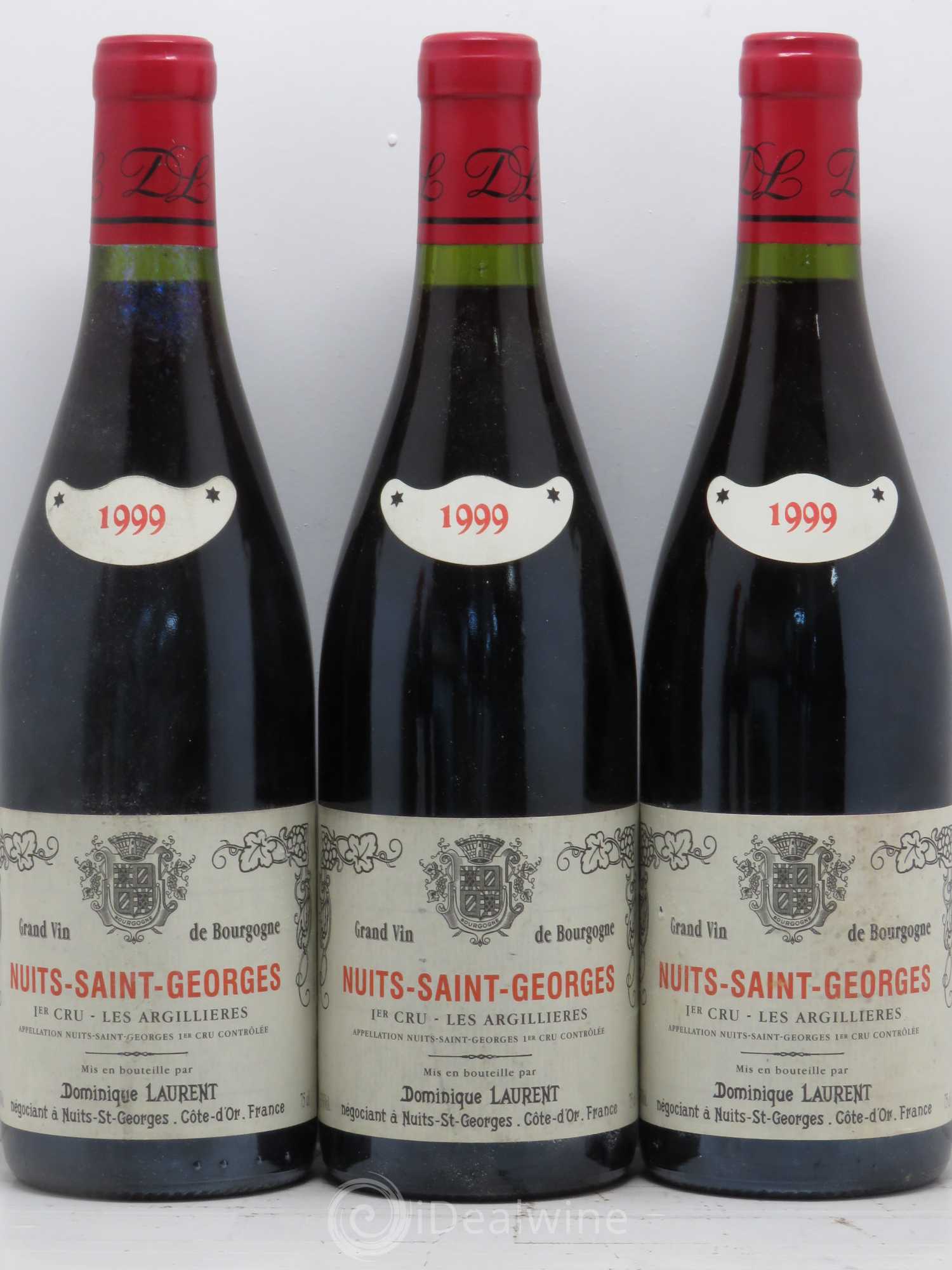 Nuits-Saint-Georges 1er Cru Argillieres Dominique Laurent 1999 - Posten von 5 Flaschen - 1