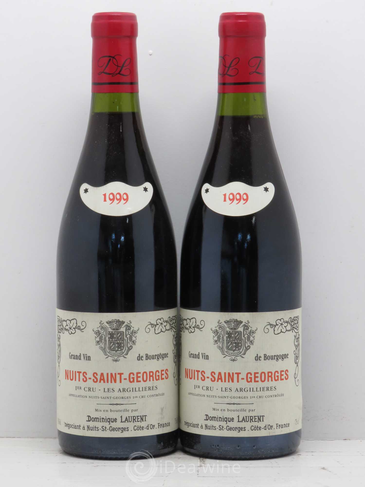 Nuits-Saint-Georges 1er Cru Argillieres Dominique Laurent 1999 - Posten von 5 Flaschen - 2