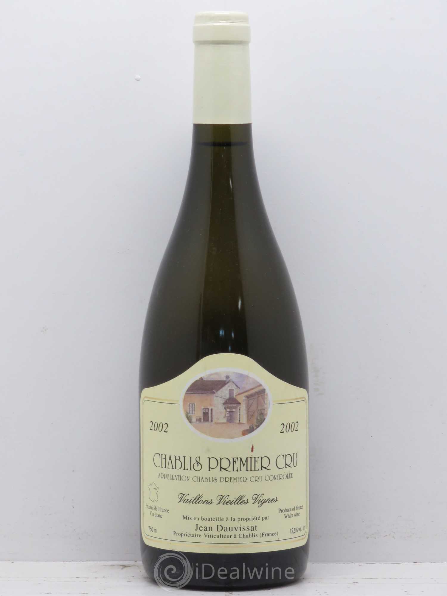 Chablis 1er Cru Vaillons Vieilles Vignes Jean Dauvissat 2002 - Posten von 1 Flasche - 0