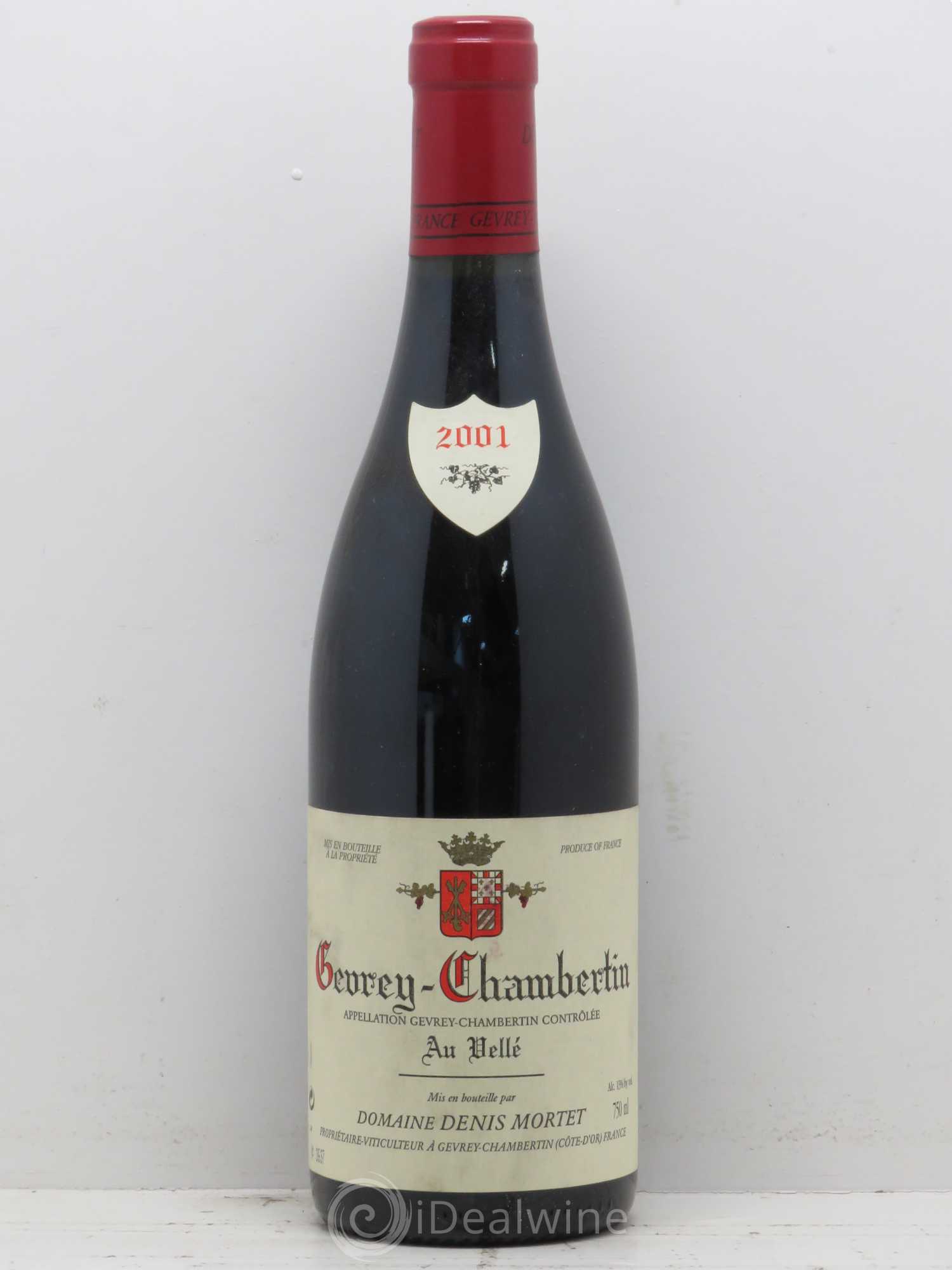 Gevrey-Chambertin Denis Mortet (Domaine) Au Velle 2001 - Lot de 1 bouteille - 0