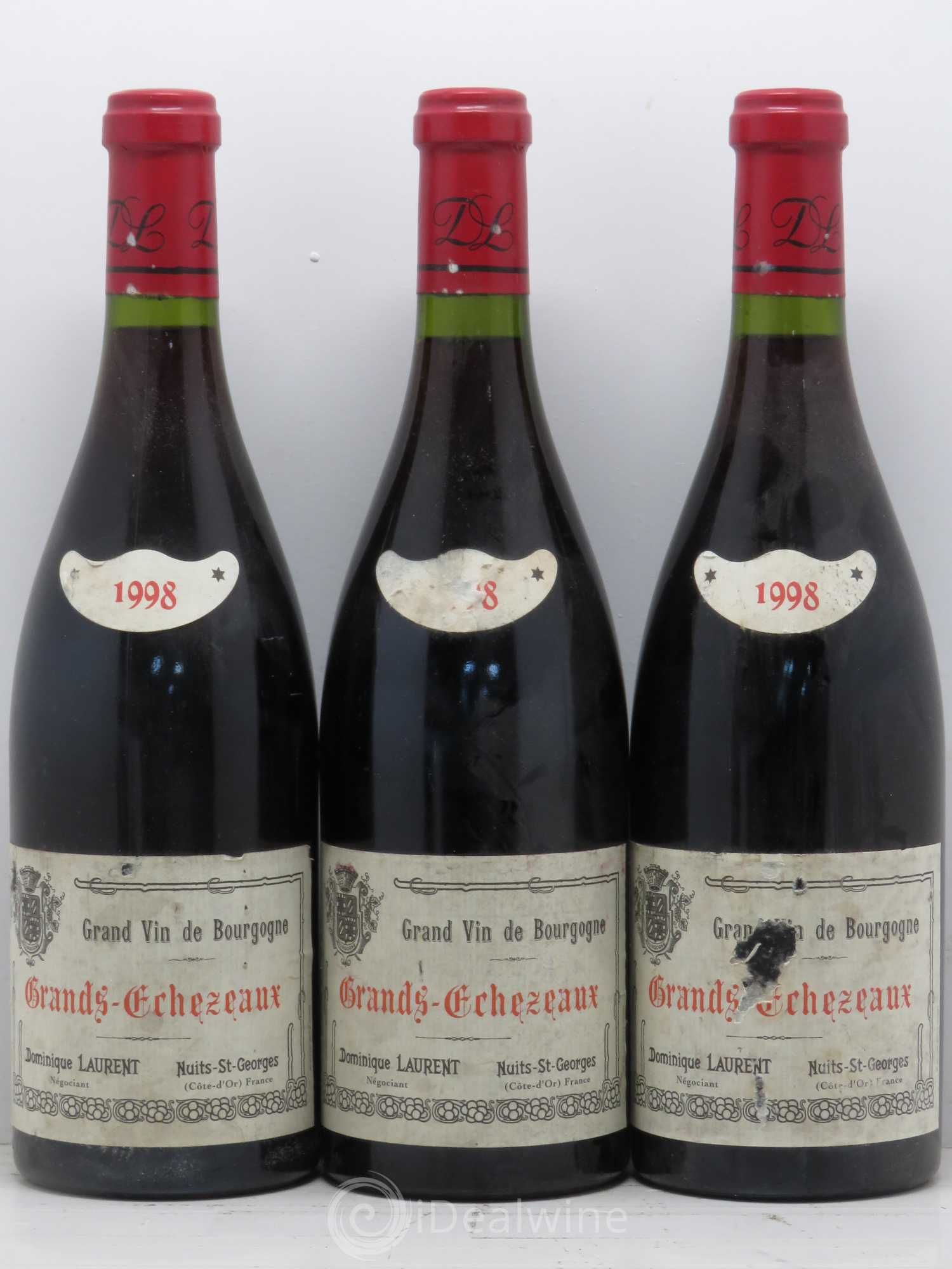 Grands-Echezeaux Grand Cru Dominique Laurent 1998 - Lot de 3 bouteilles - 0