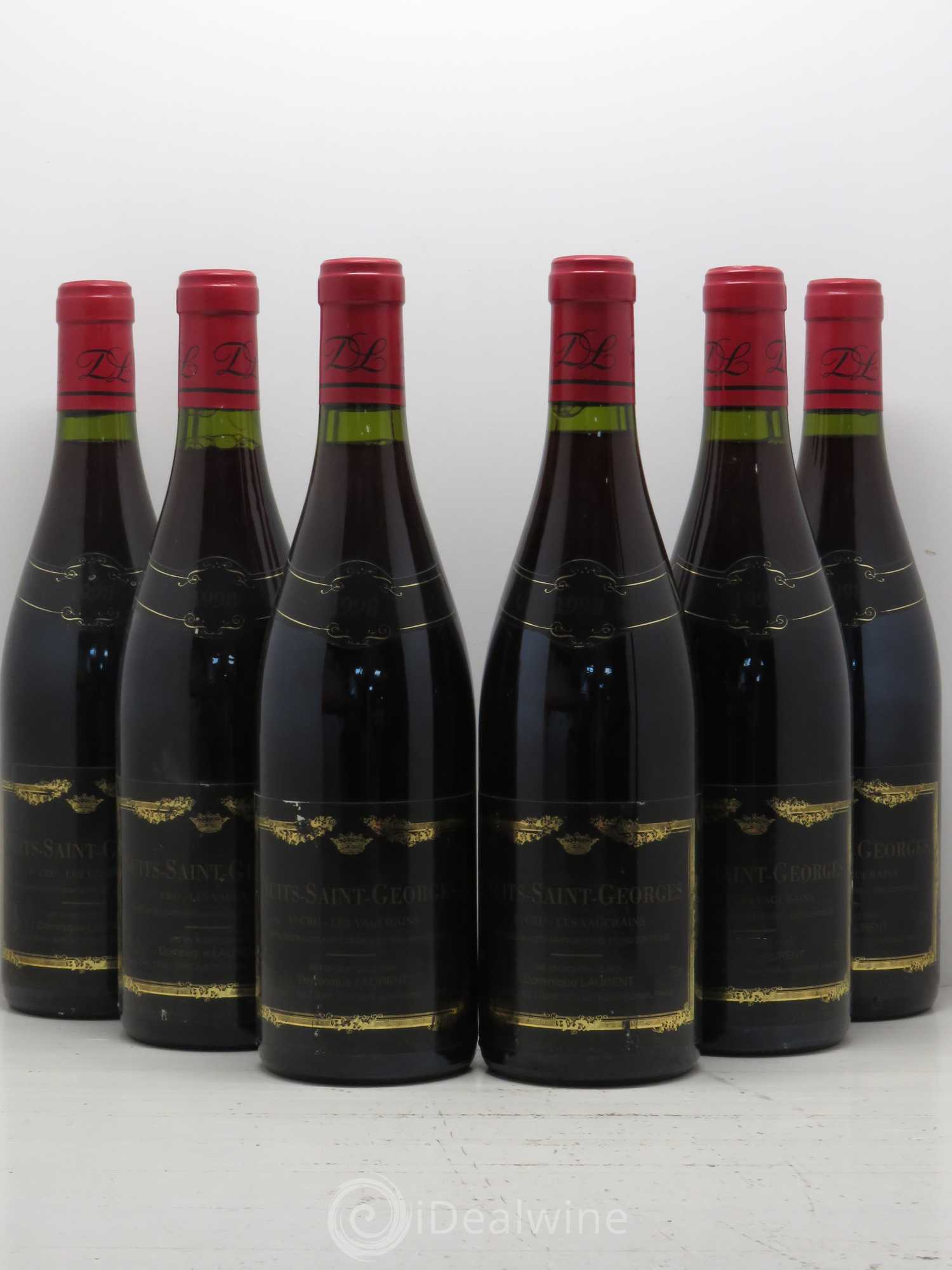 Nuits-Saint-Georges 1er Cru Les Vaucrains Dominique Laurent 1998 - Lot de 6 bouteilles - 0