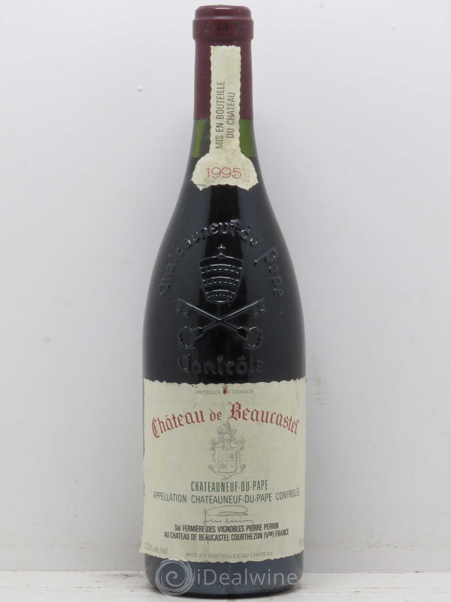Châteauneuf-du-Pape Château de Beaucastel Famille Perrin 1995 - Lot de 1 bouteille - 0