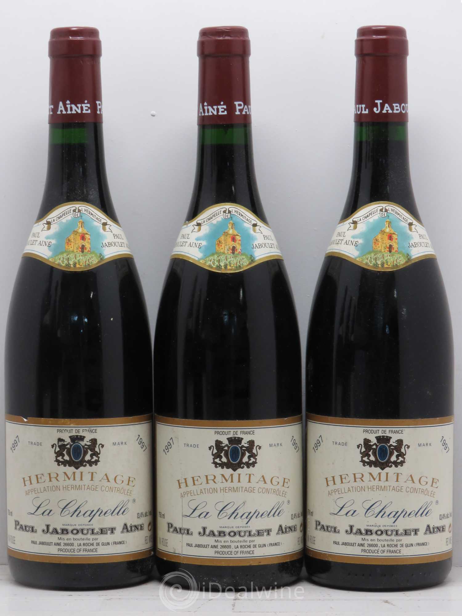 Hermitage La Chapelle Paul Jaboulet Ainé 1997 - Lot de 6 bouteilles - 1