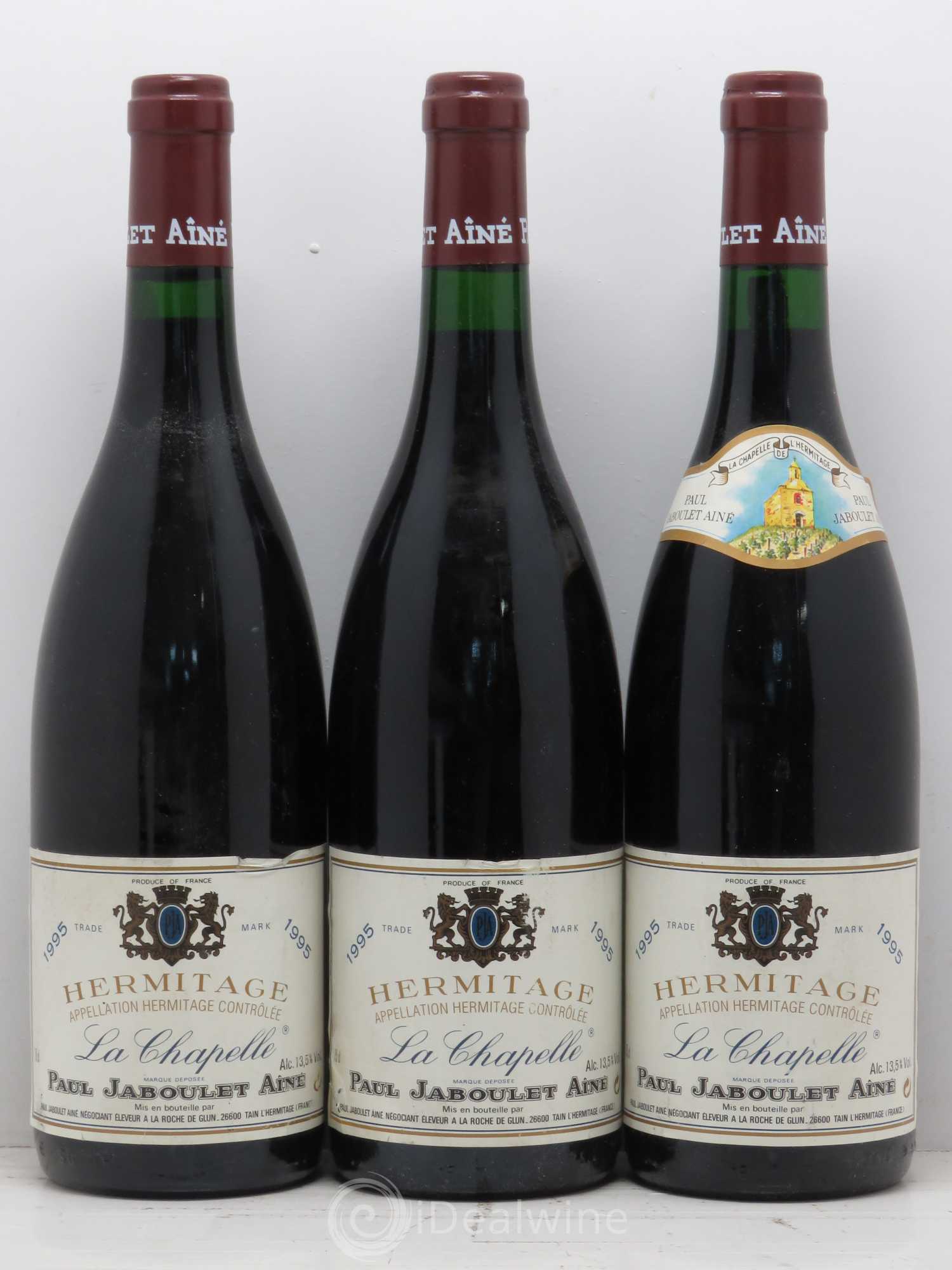 Hermitage La Chapelle Paul Jaboulet Ainé 1995 - Lot de 6 bouteilles - 1