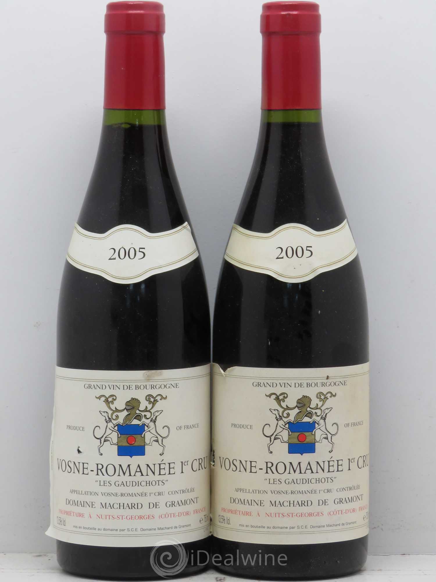 Vosne-Romanée 1er Cru Les Gaudichots Machard De Gramont 2005 - Posten von 2 Flaschen - 0