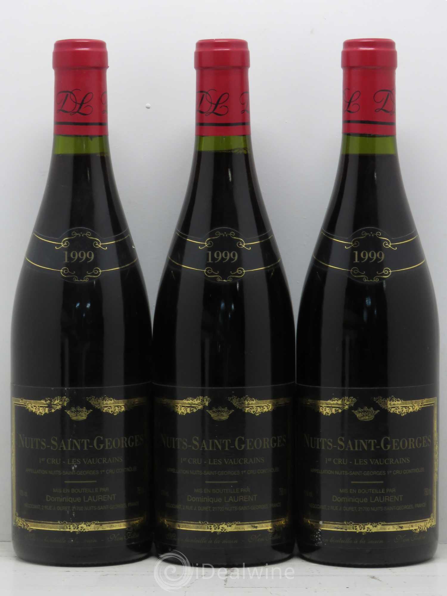 Nuits-Saint-Georges 1er Cru Les Vaucrains Dominique Laurent 1999 - Lot de 6 bouteilles - 2