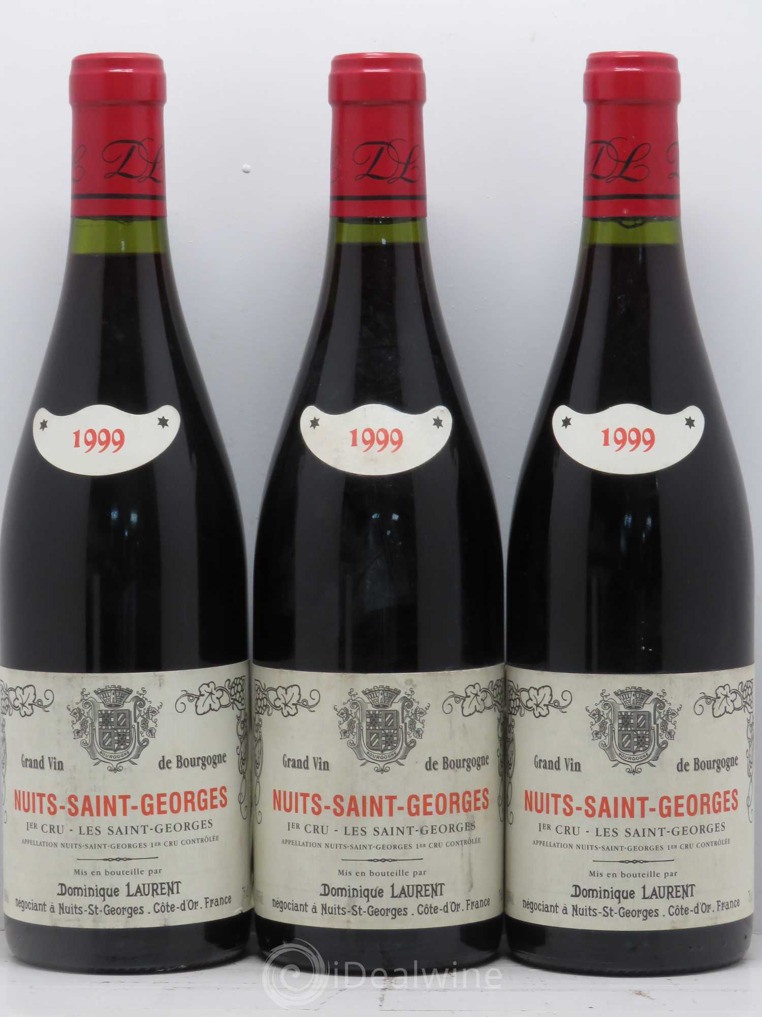 Nuits-Saint-Georges 1er Cru Les Saints Georges Vieilles Vignes Dominique Laurent 1999 - Lot de 6 bouteilles - 2