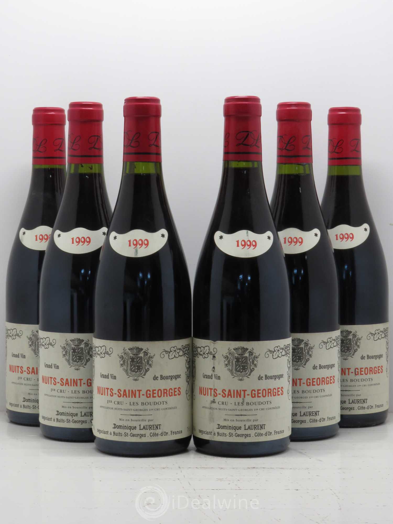 Nuits-Saint-Georges 1er Cru Les Boudots Dominique Laurent 1999 - Posten von 6 Flaschen - 0