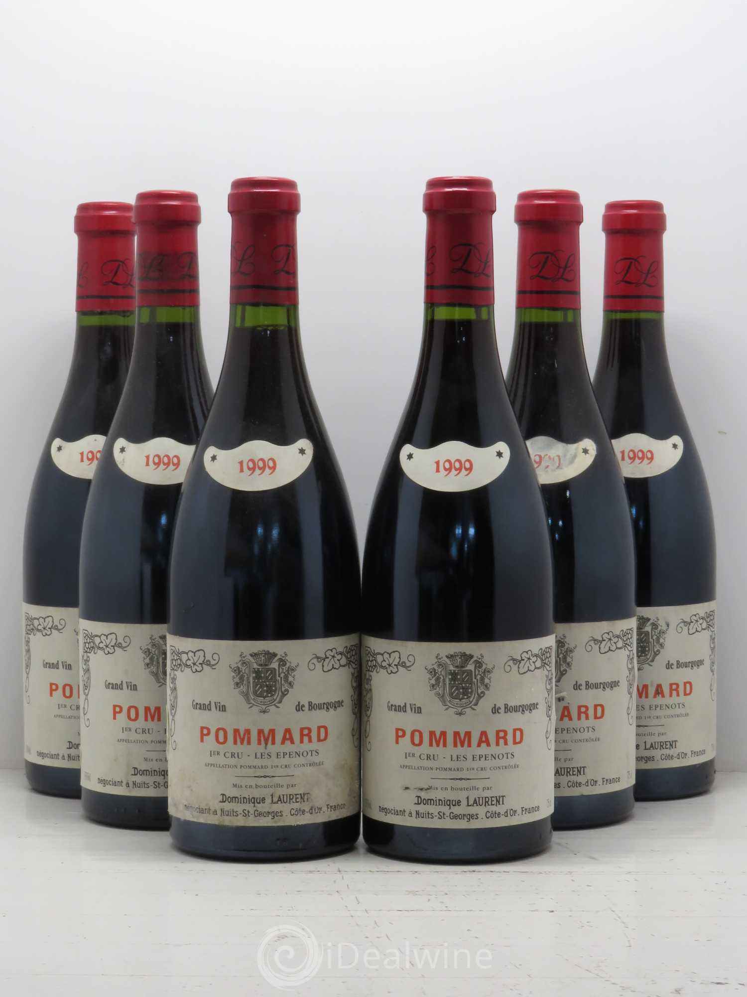 Pommard 1er Cru Les Epenots Dominique Laurent 1999 - Lot de 6 bouteilles - 0