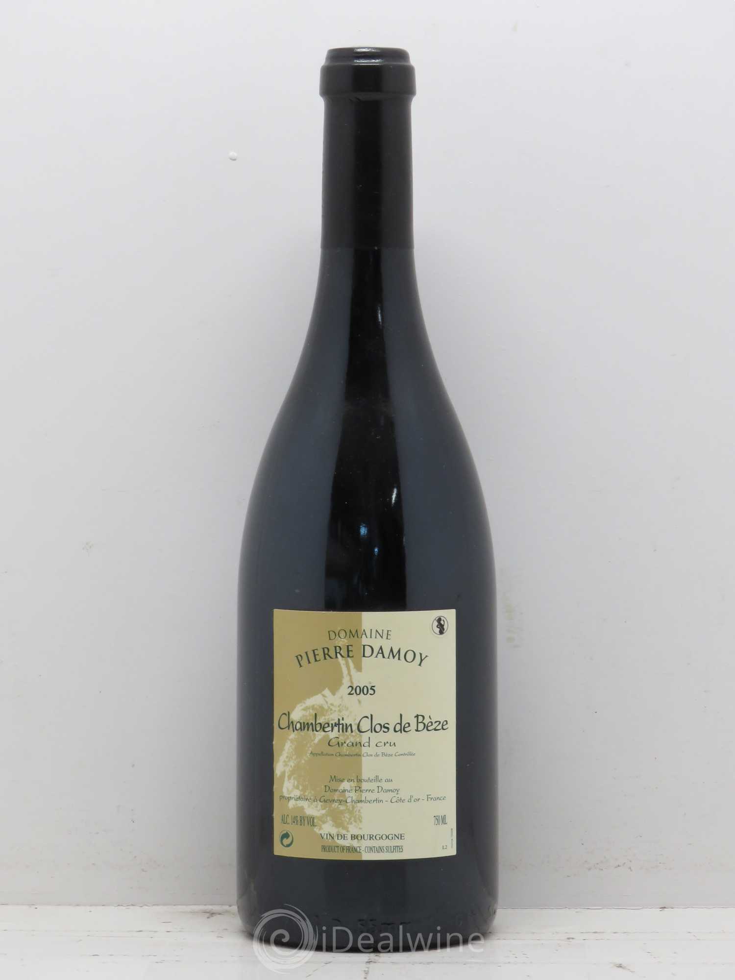 Chambertin Clos de Bèze Grand Cru Pierre Damoy 2005 - Lot de 1 bouteille - 0